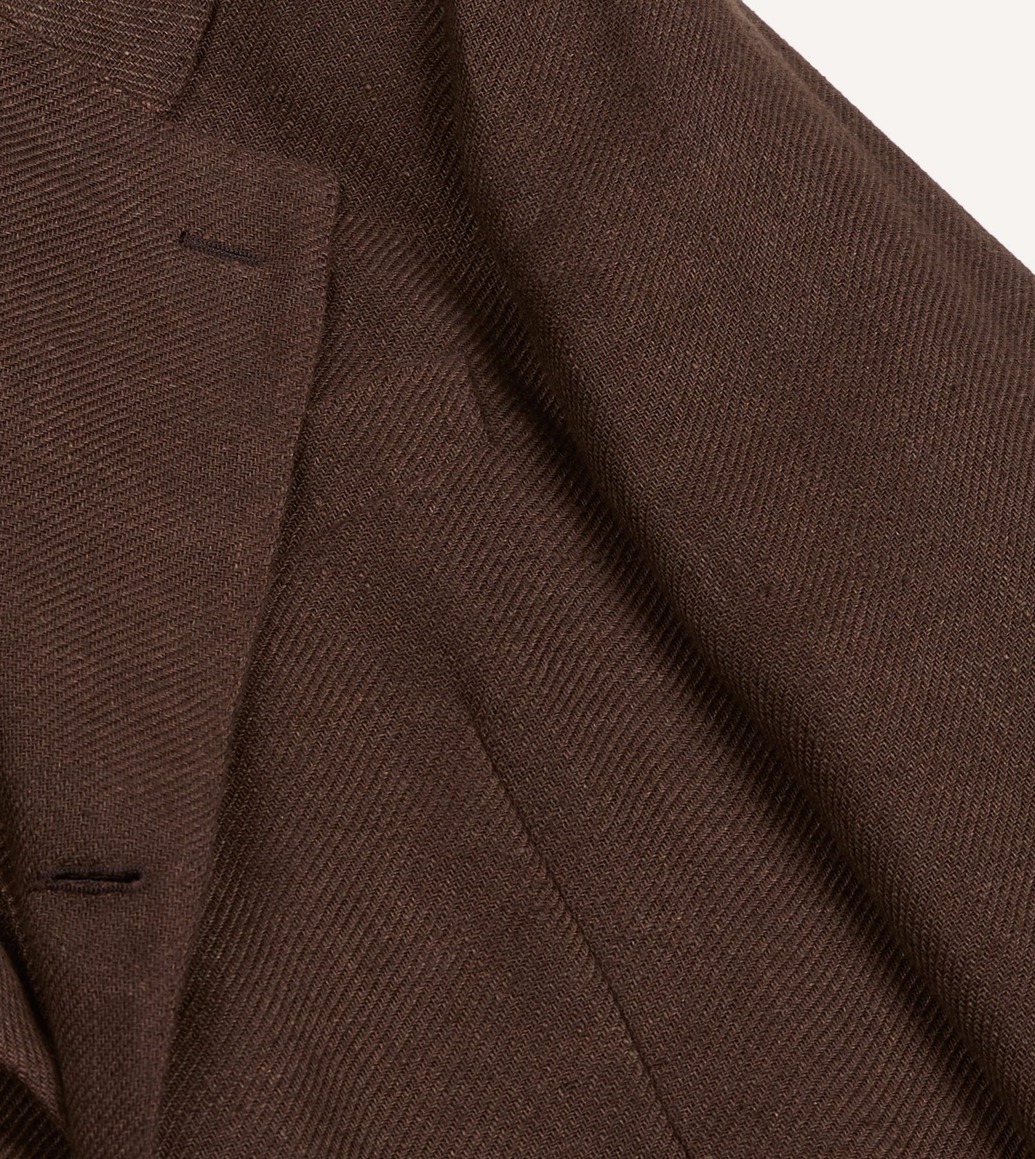Brown Linen Blazer