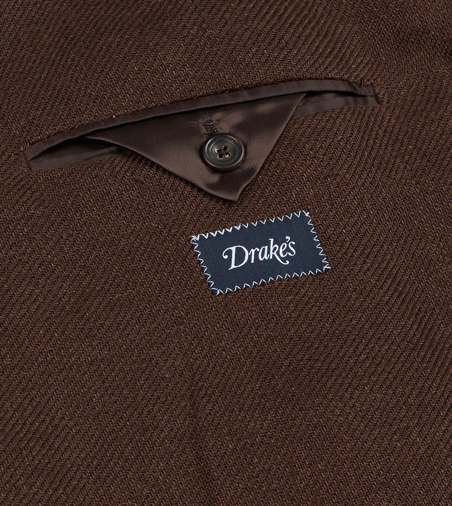 Brown Linen Blazer