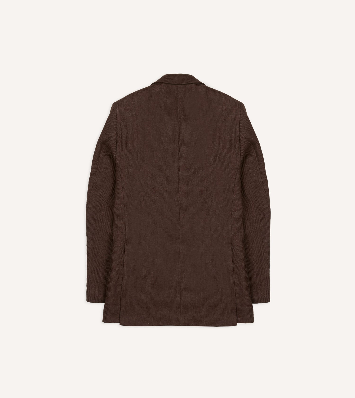 Brown Linen Blazer