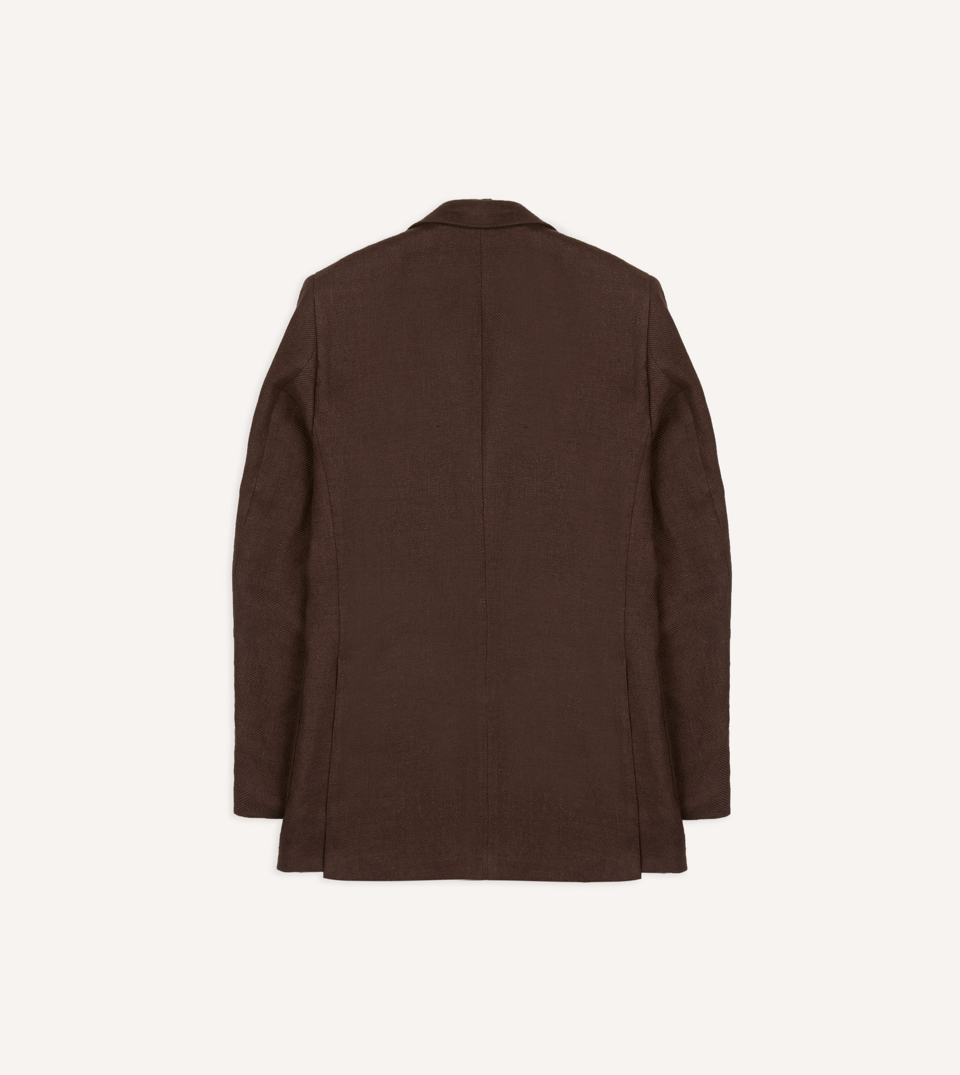 Brown Linen Blazer