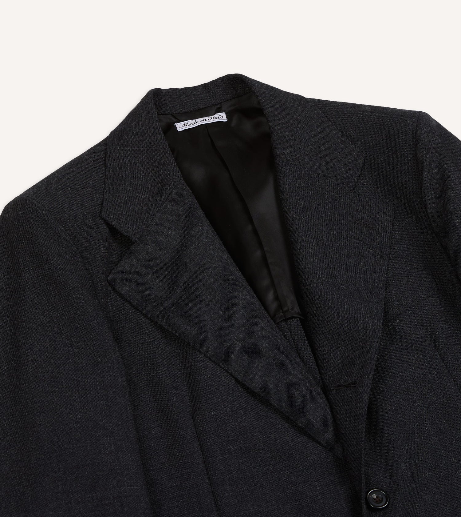 Dark Grey Fresco® Wool Tailored Jacket