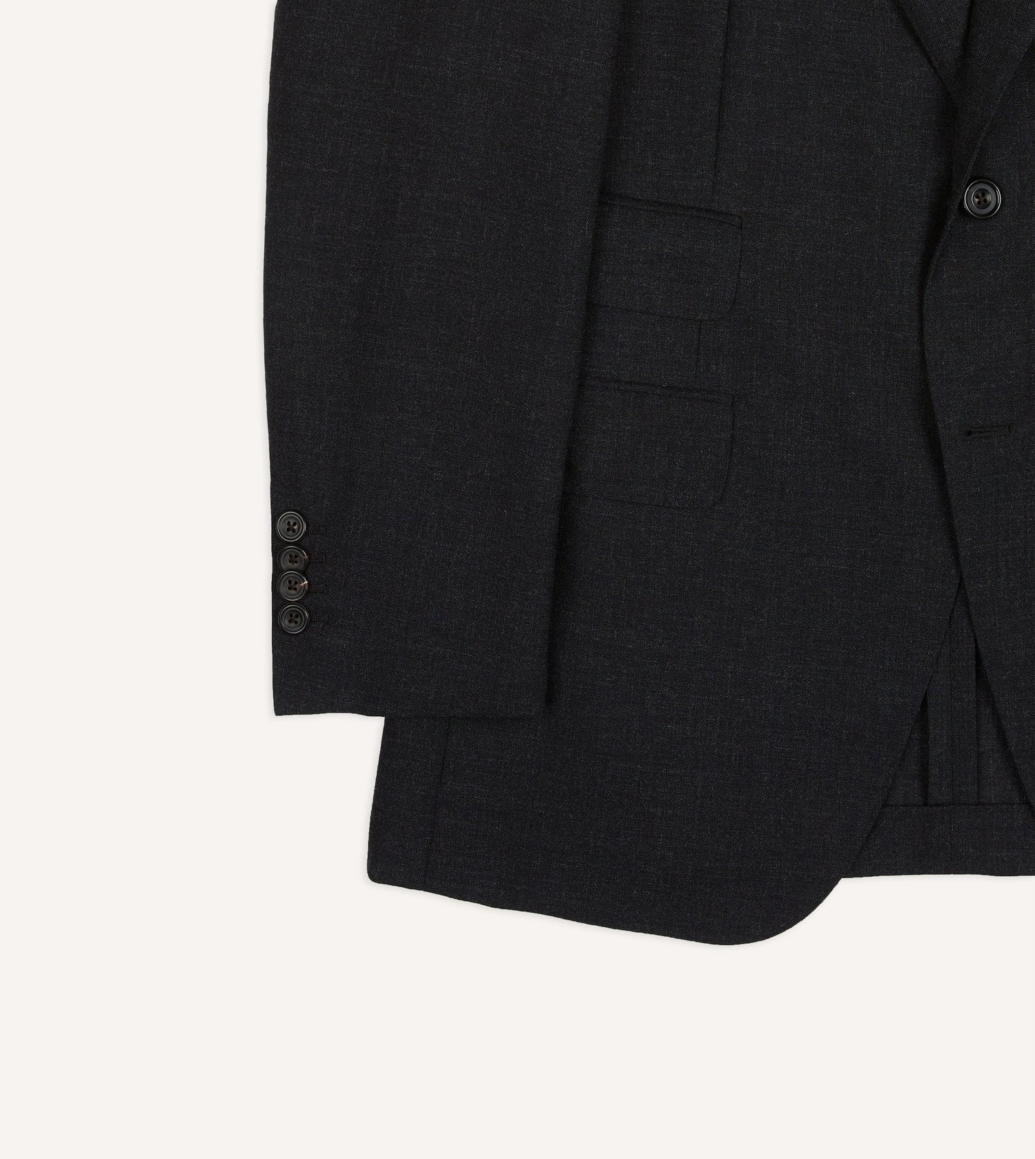 Dark Grey Fresco® Wool Tailored Jacket