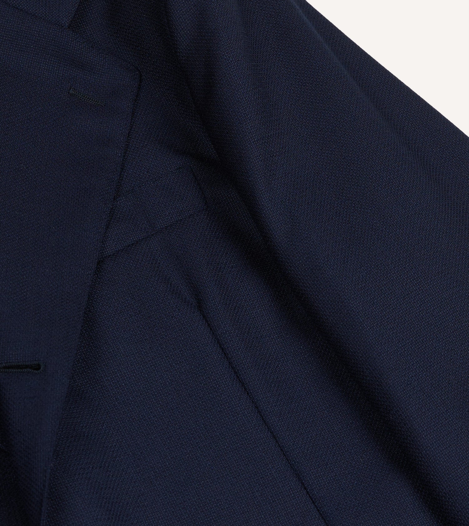Navy Fresco® Wool Tailored Jacket
