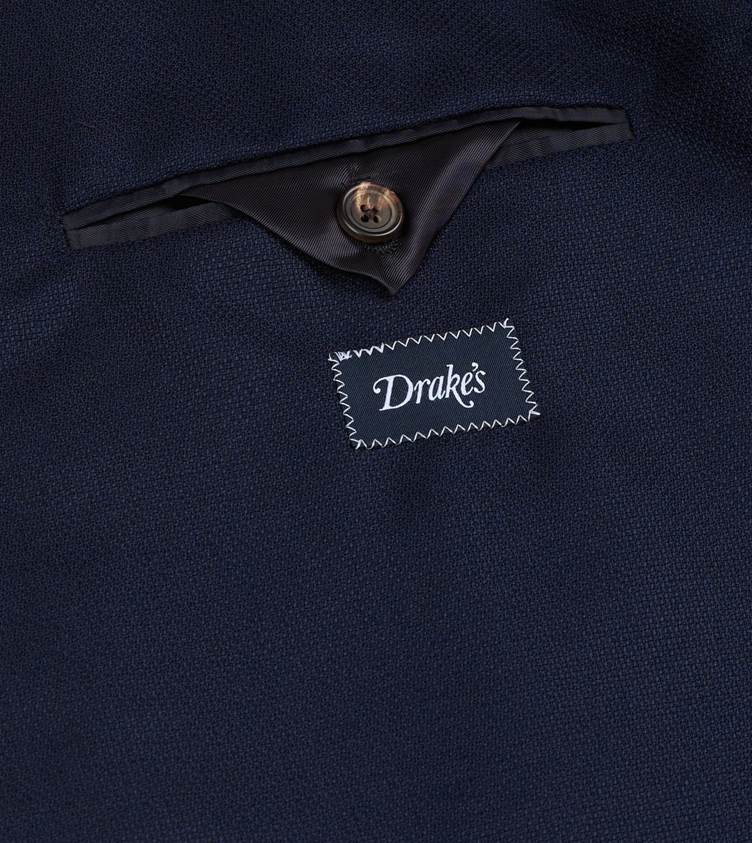 Navy Fresco® Wool Tailored Jacket