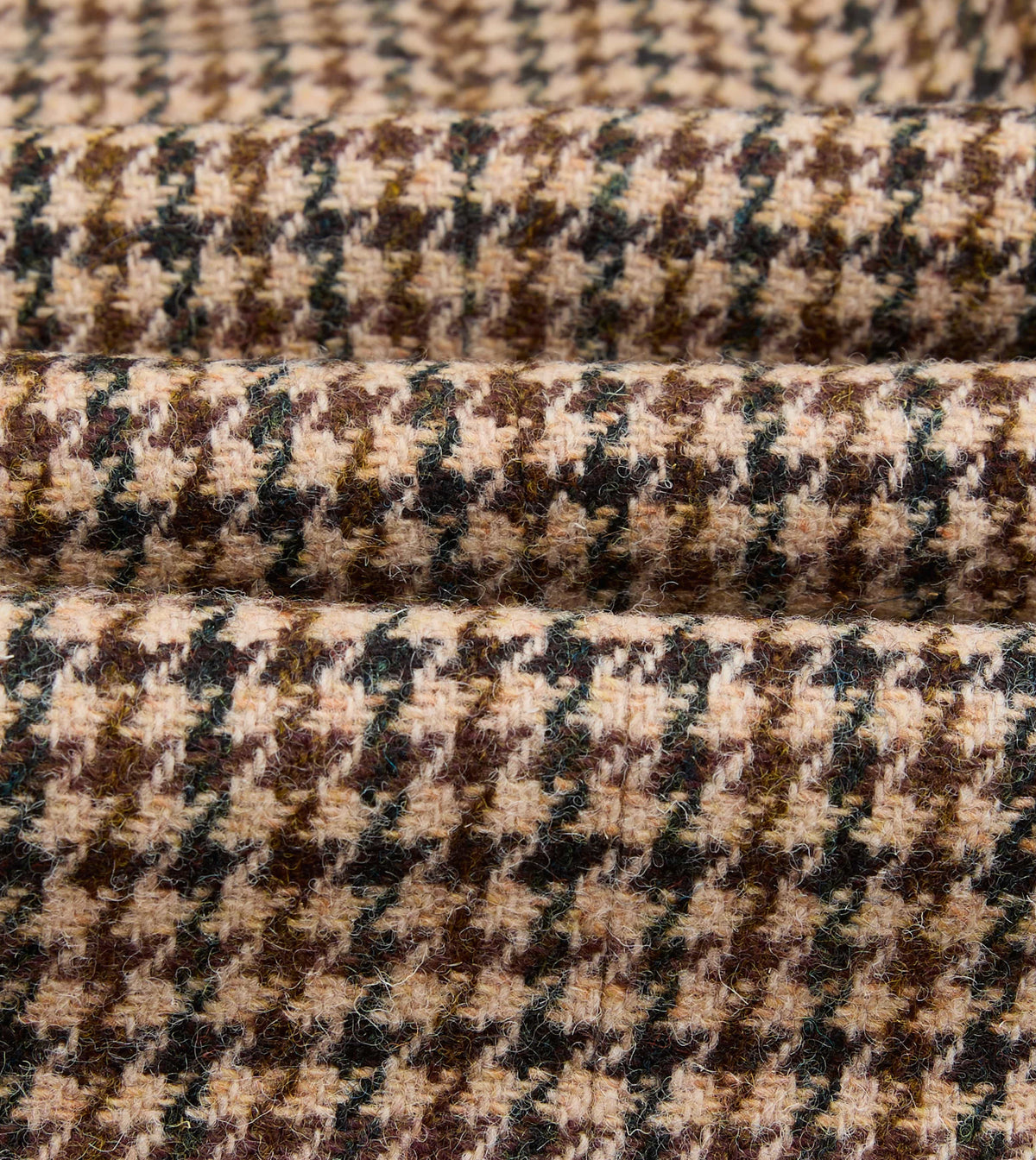 Brown and Ecru Houndstooth Harris Tweed® Blazer