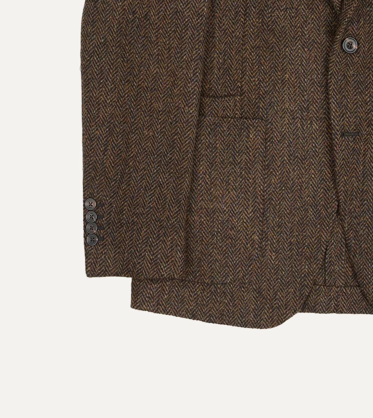 Brown Herringbone Harris Tweed® Blazer
