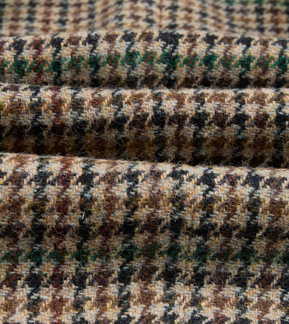 Brown and Green Houndstooth Harris Tweed® Blazer