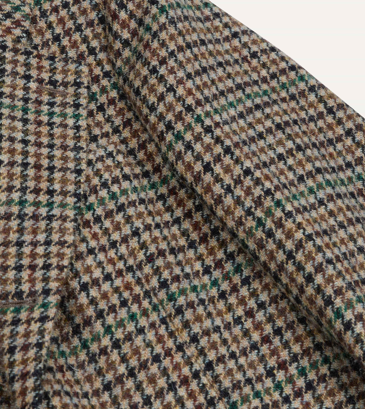 Brown and Green Houndstooth Harris Tweed® Blazer