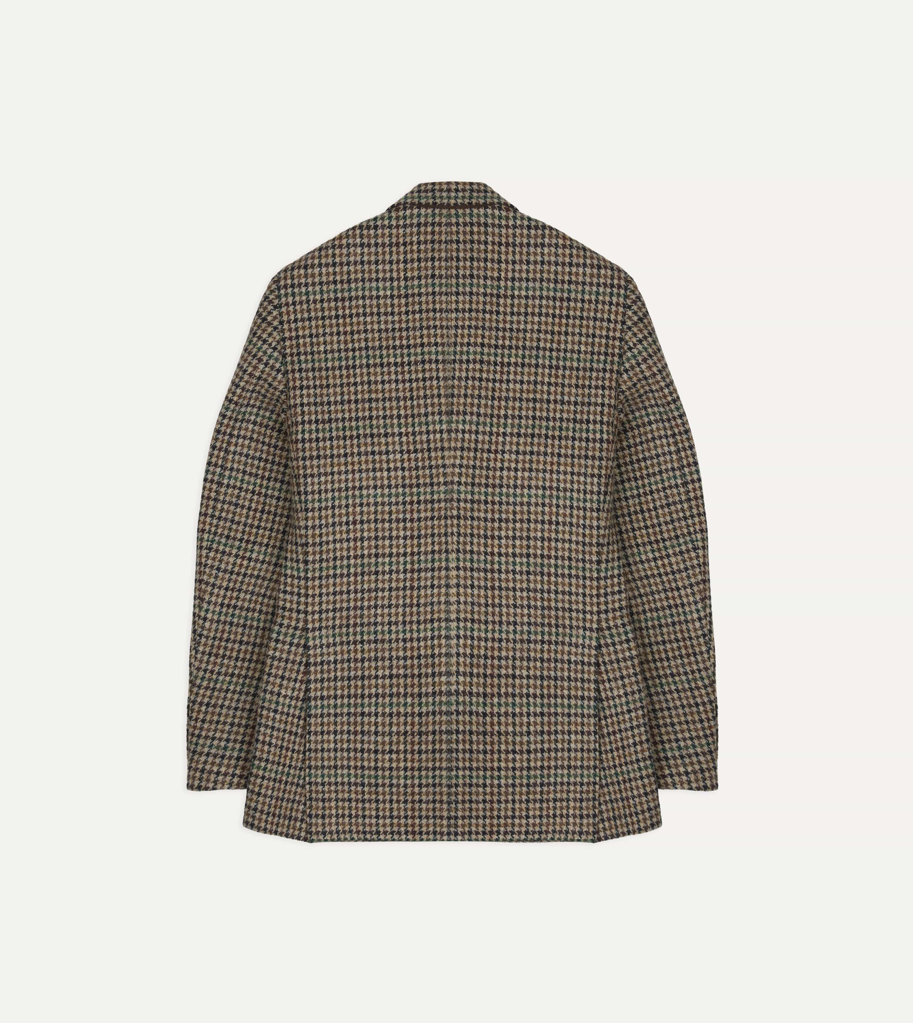 Brown and Green Houndstooth Harris Tweed® Blazer
