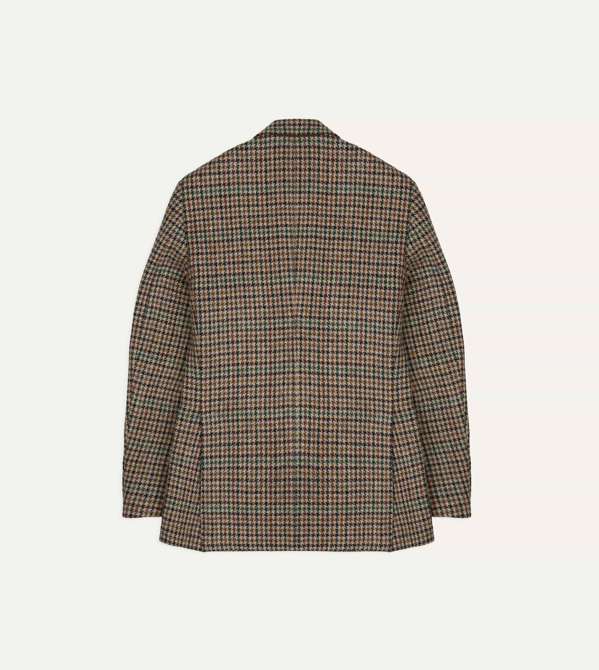 Brown and Green Houndstooth Harris Tweed® Blazer