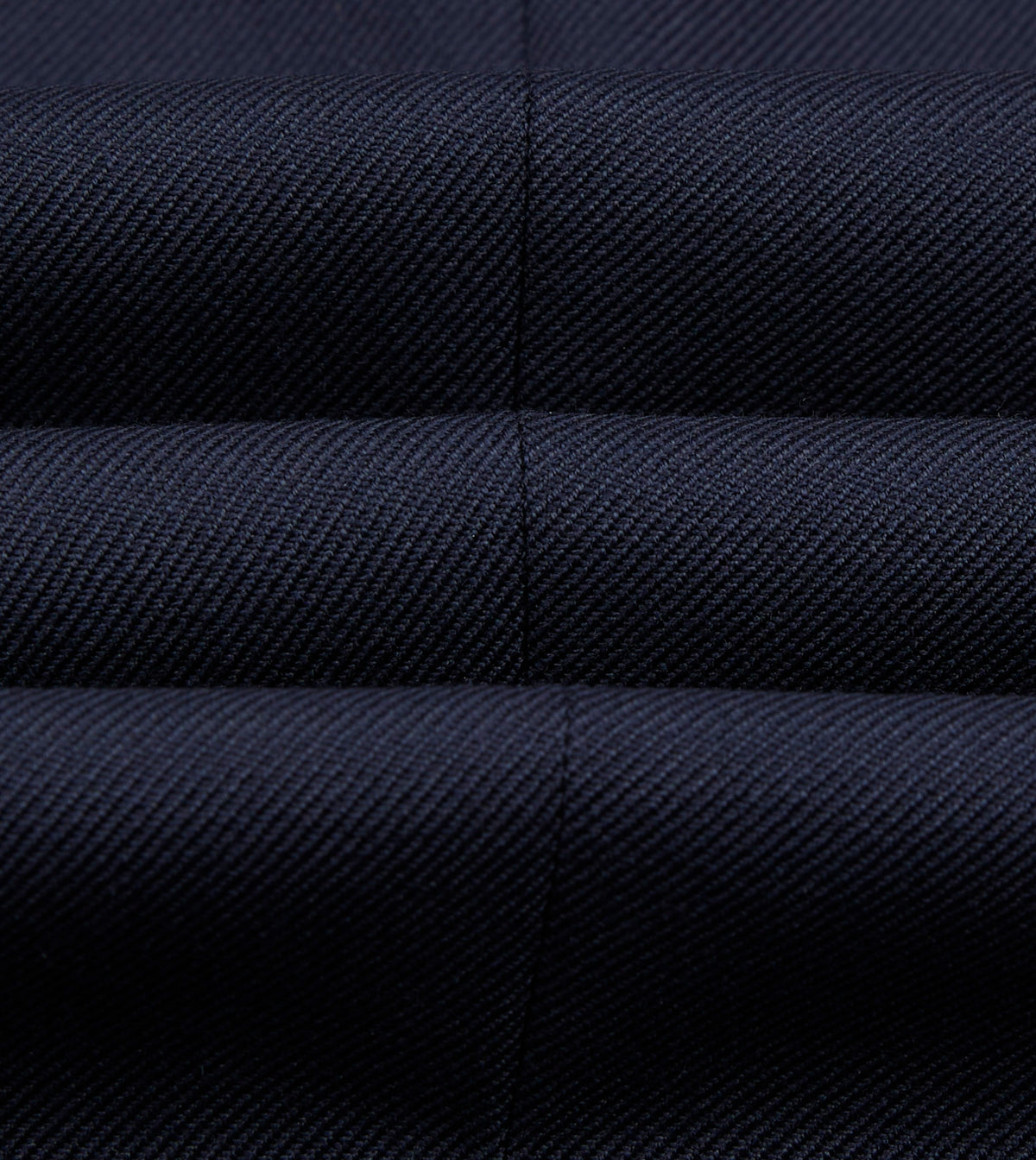 Navy Wool-Cotton Twill Tailored Jacket