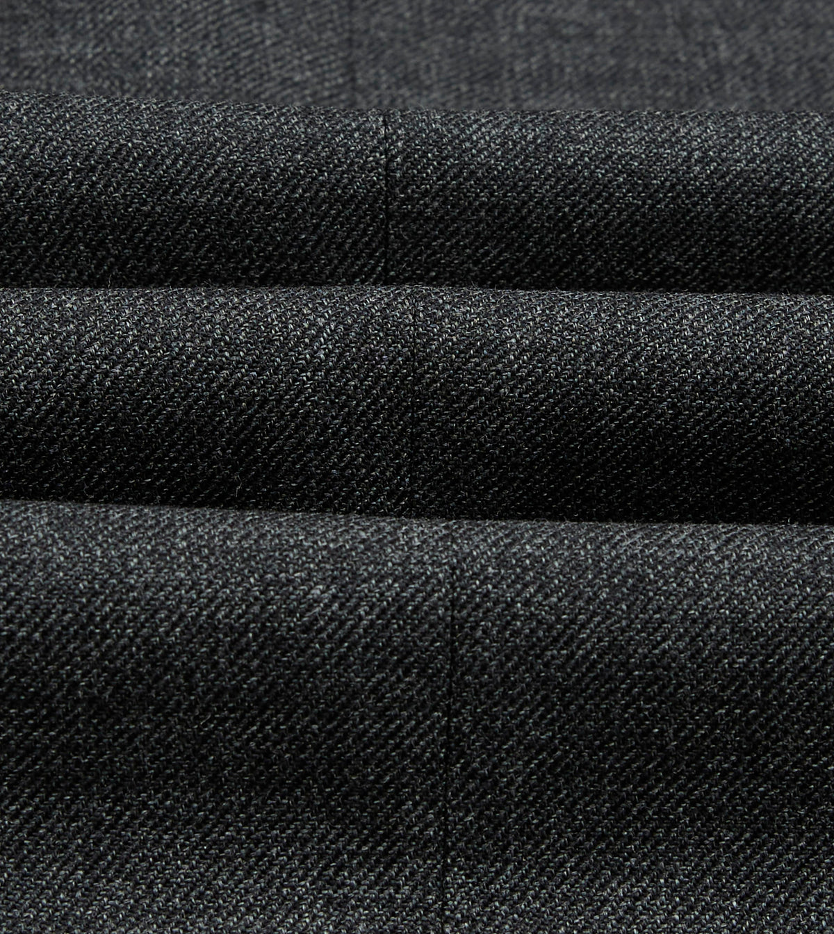 Grey Wool-Cotton Twill Tailored Jacket