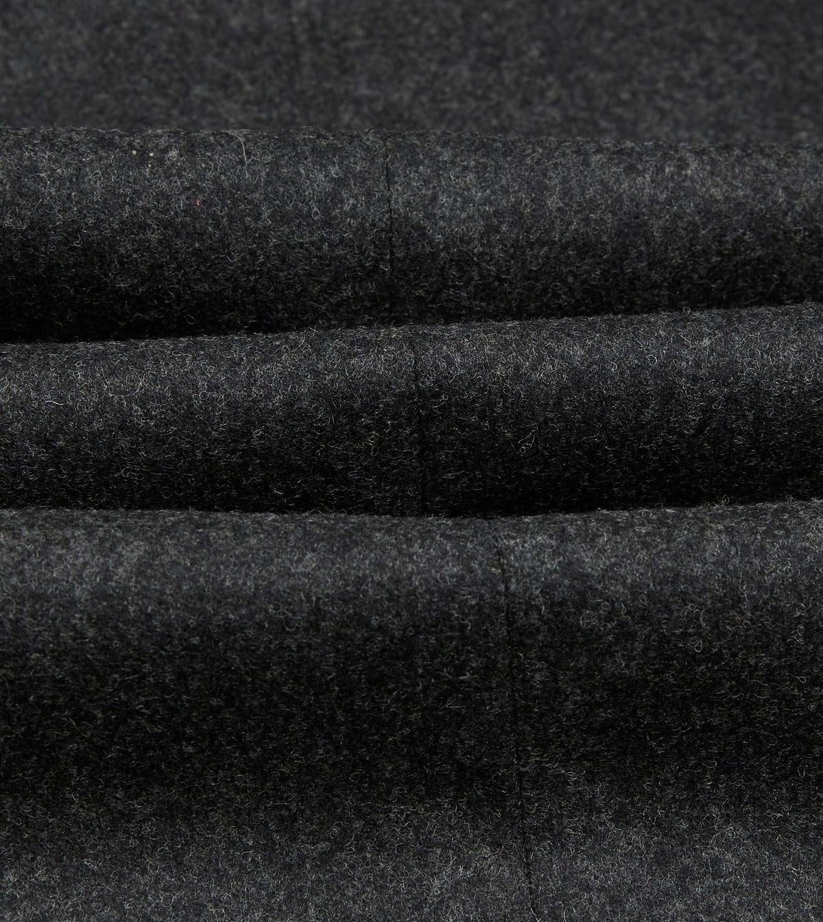 Charcoal Wool Flannel Tailored Jacket