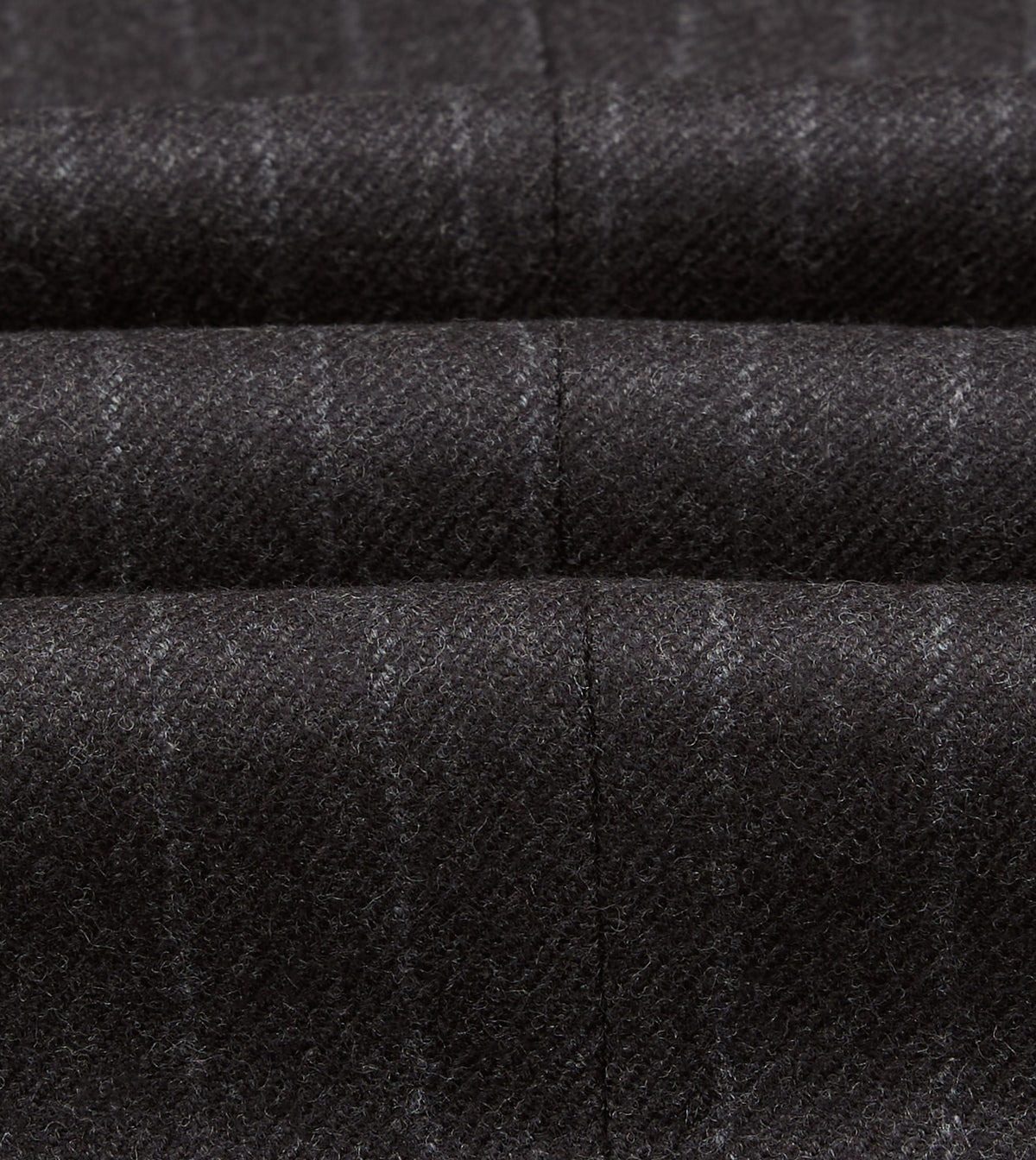 Charcoal Pinstripe Wool Flannel Tailored Jacket
