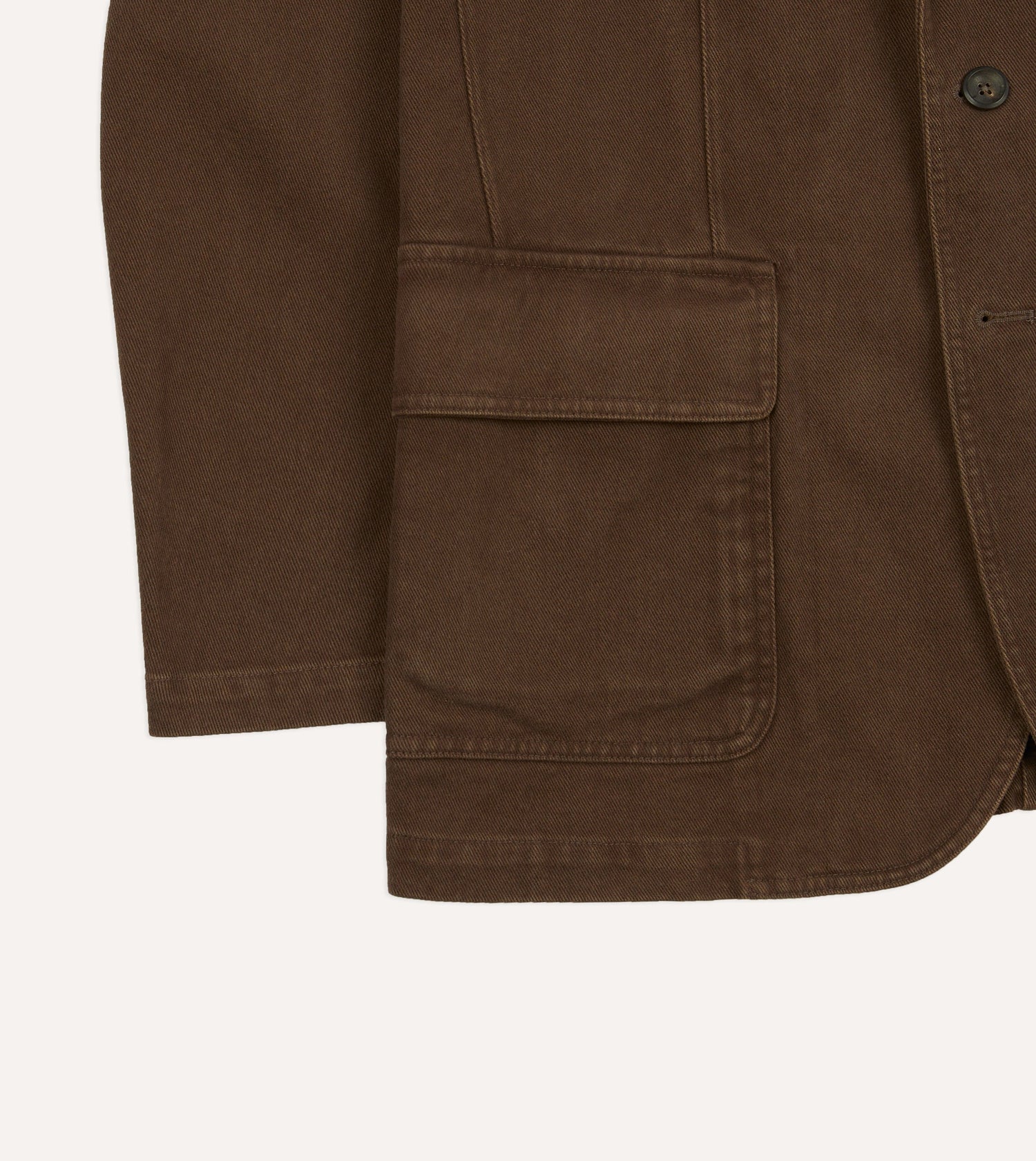 Brown Heavy Cotton Twill Games Blazer Mk. I – Drakes