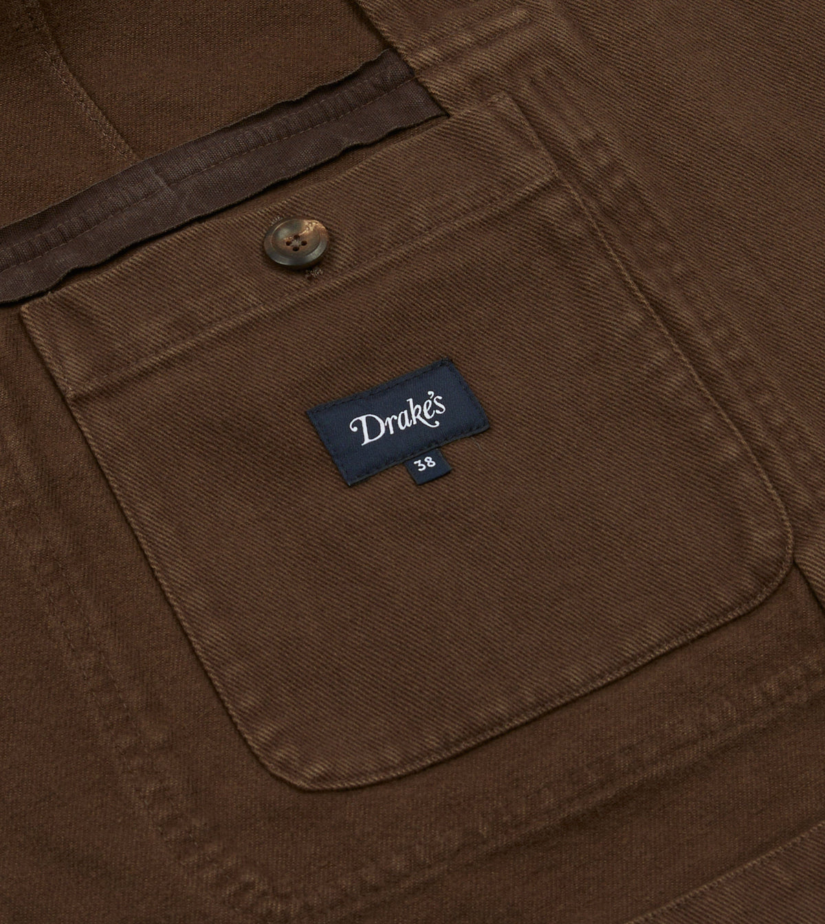 Brown Heavy Cotton Twill Games Blazer Mk. I – Drakes