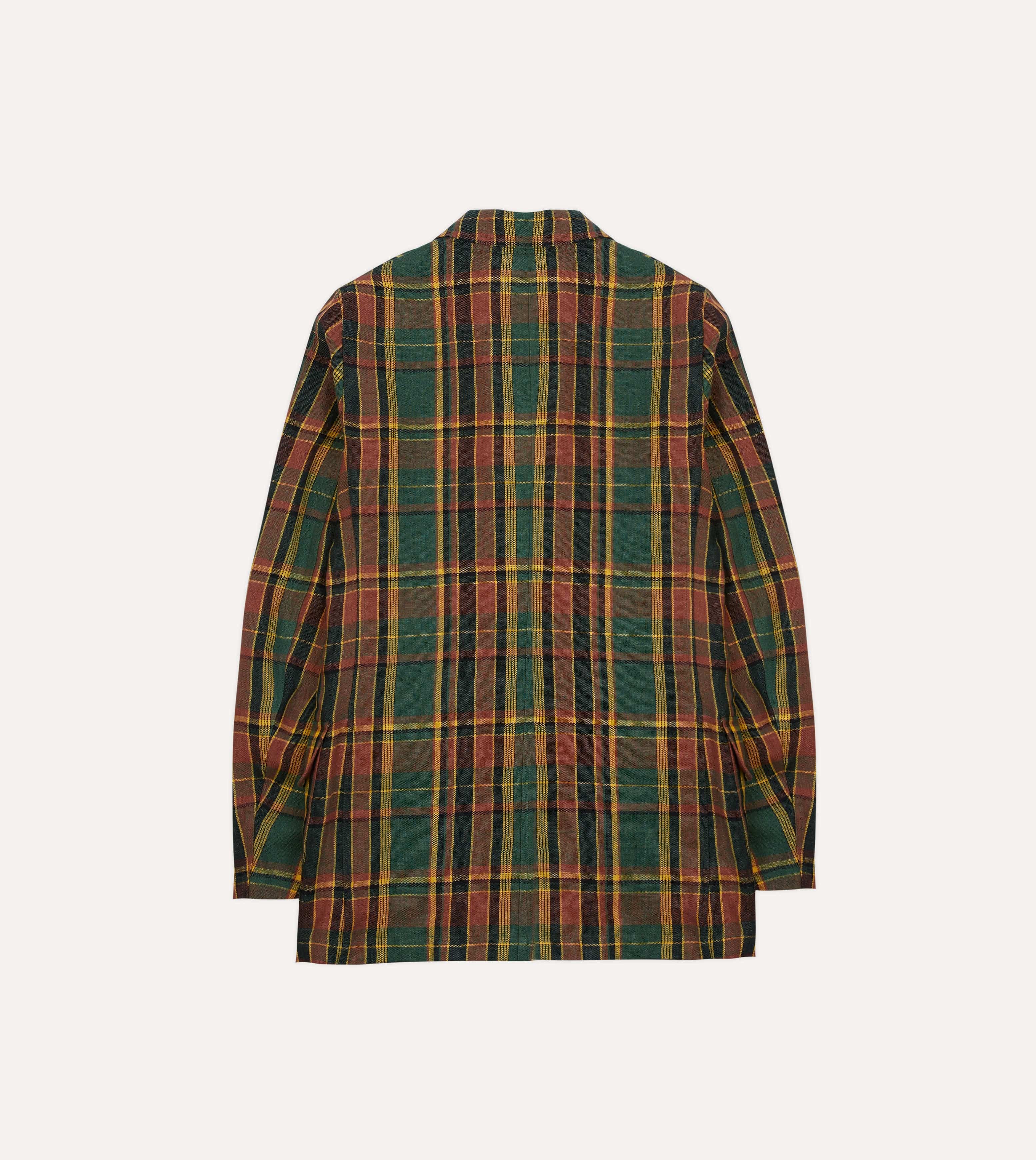 Green Linen Madras Check Games Blazer Mk. I
