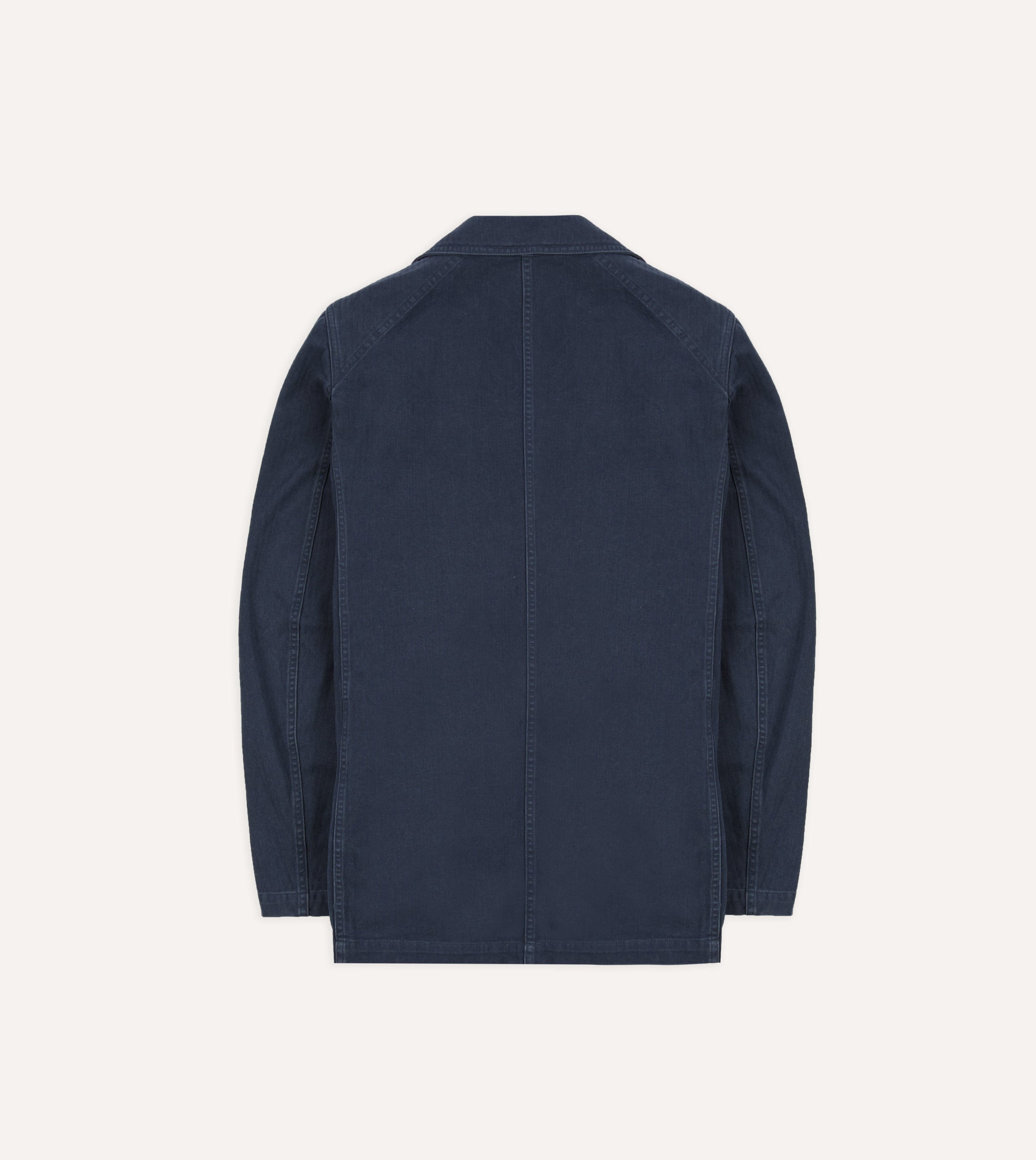 Navy Herringbone Twill Cotton Games Blazer Mk. I