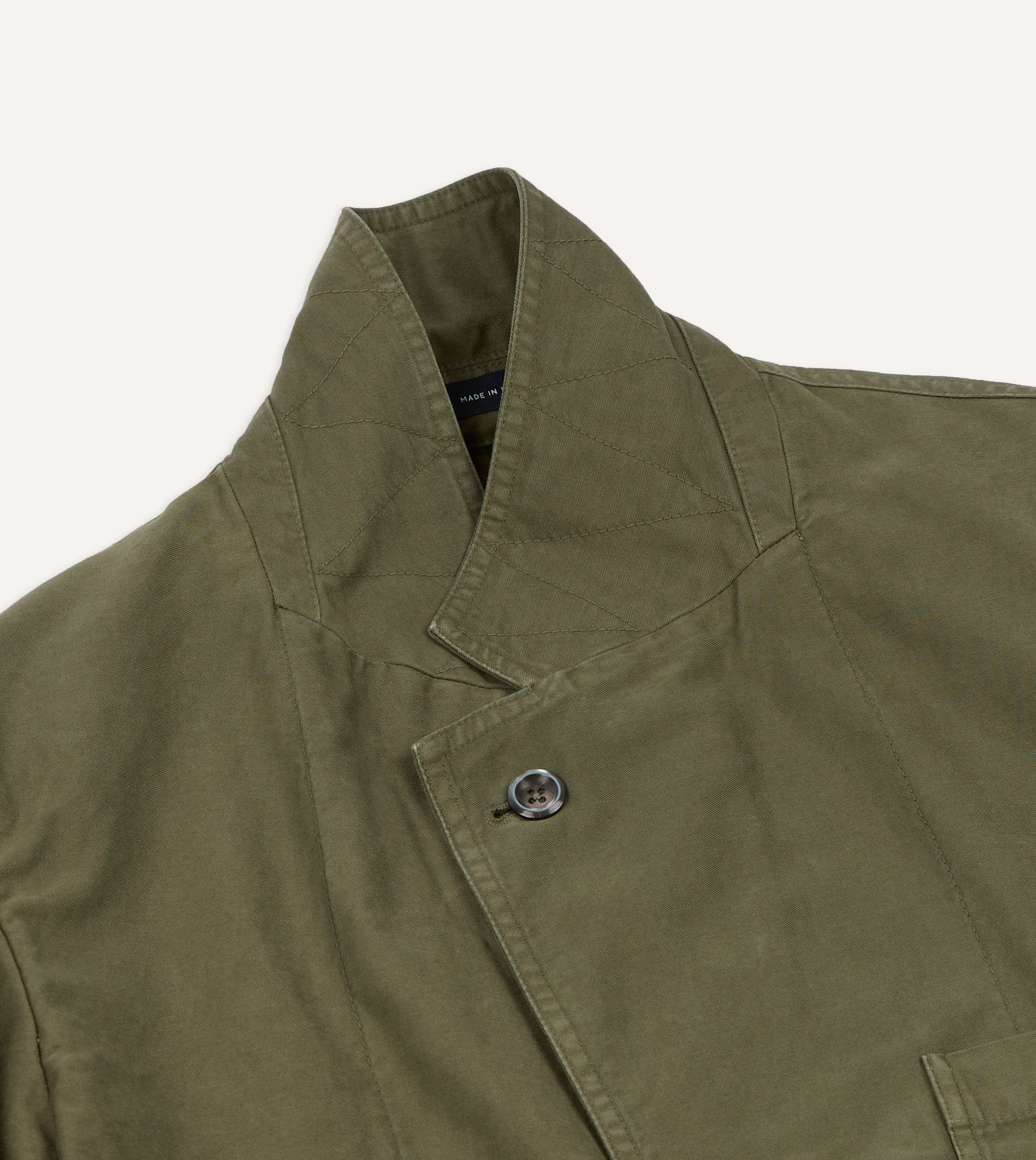 Olive Summer Moleskin Games Blazer Mk. I – Drakes
