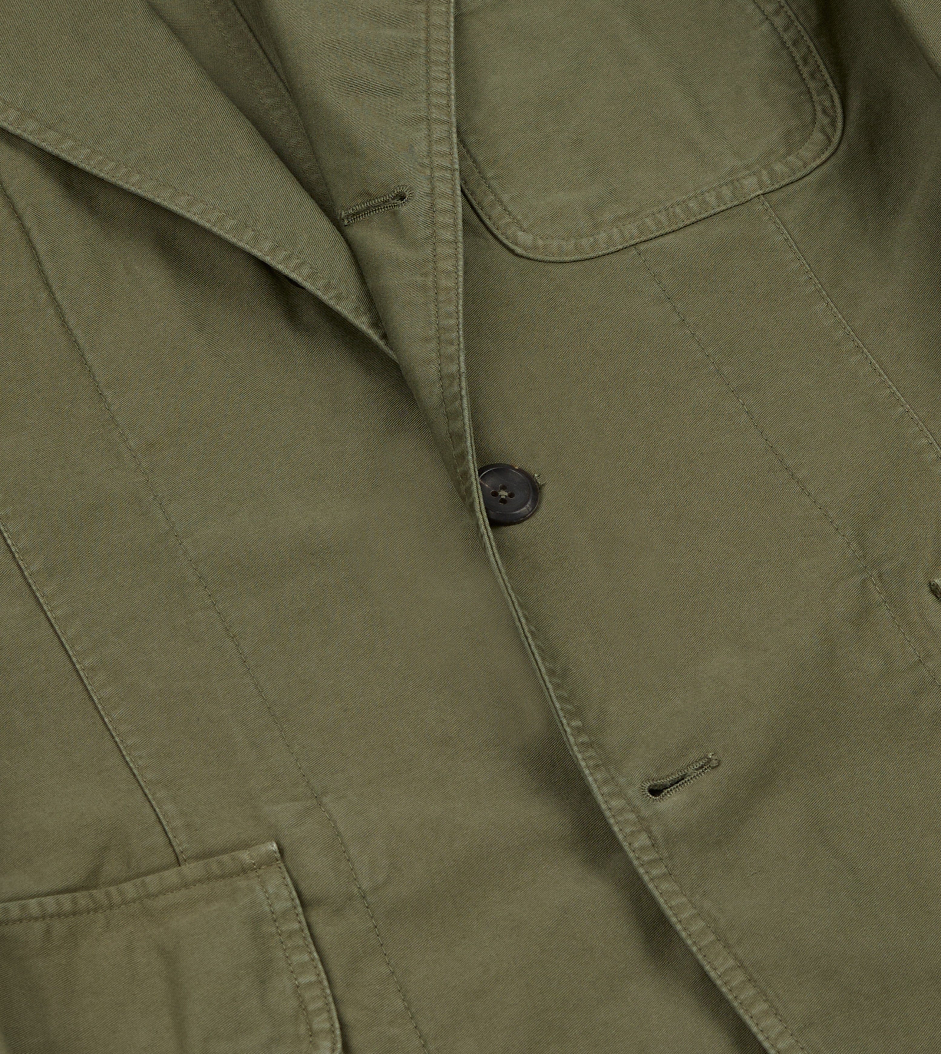 Olive Summer Moleskin Games Blazer Mk. I – Drakes