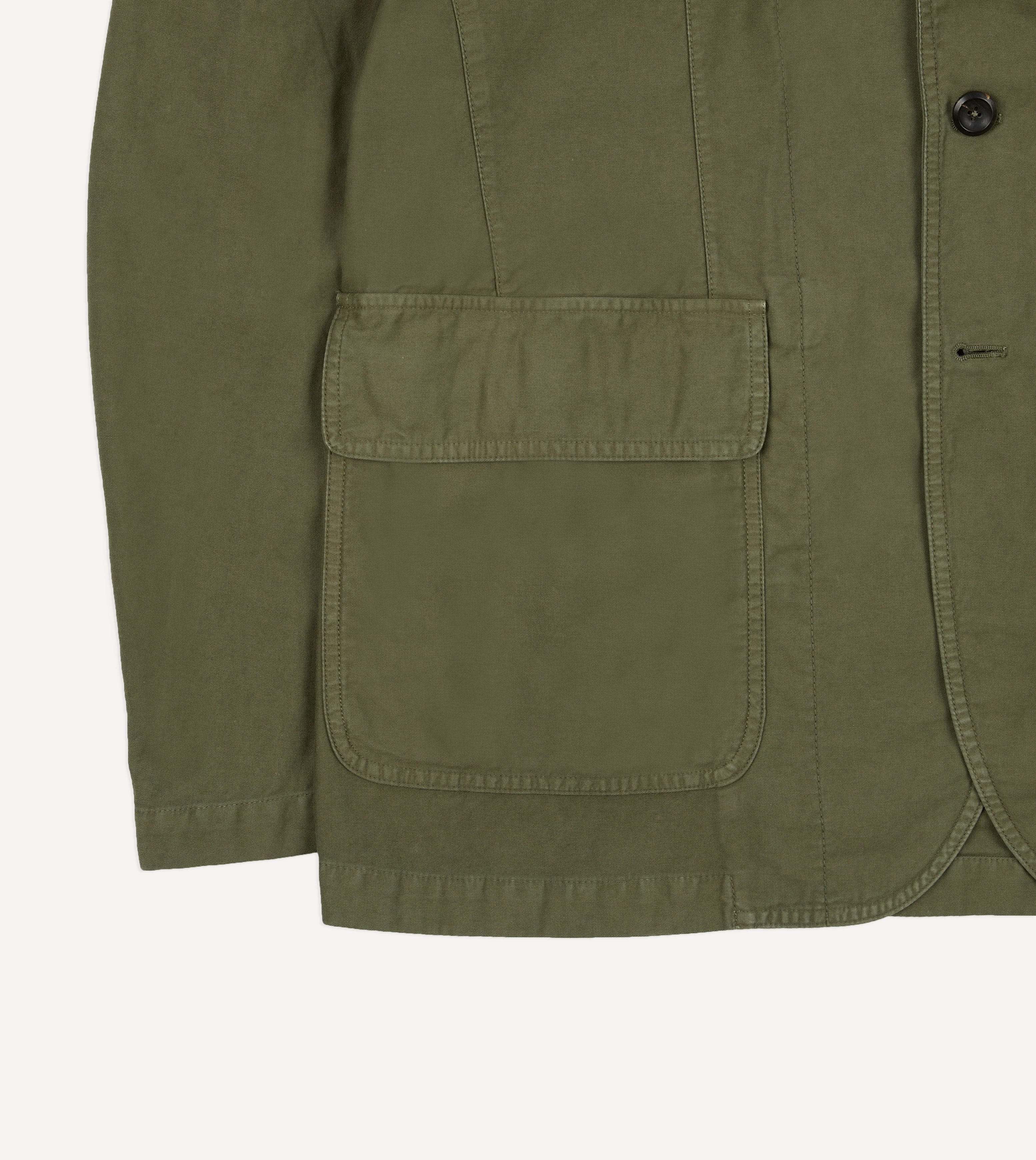 Olive Summer Moleskin Games Blazer Mk. I – Drakes