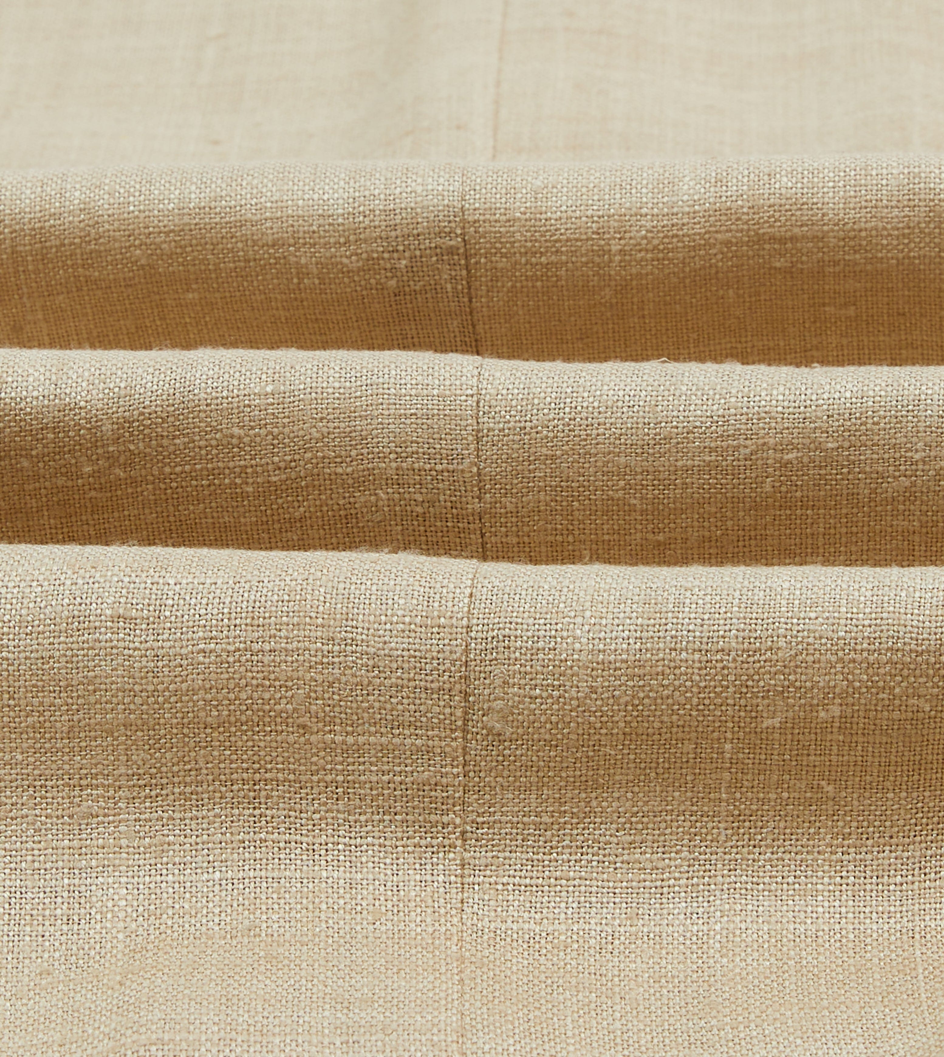 Sand Tussah Silk Double-Breasted Tailored Jacket