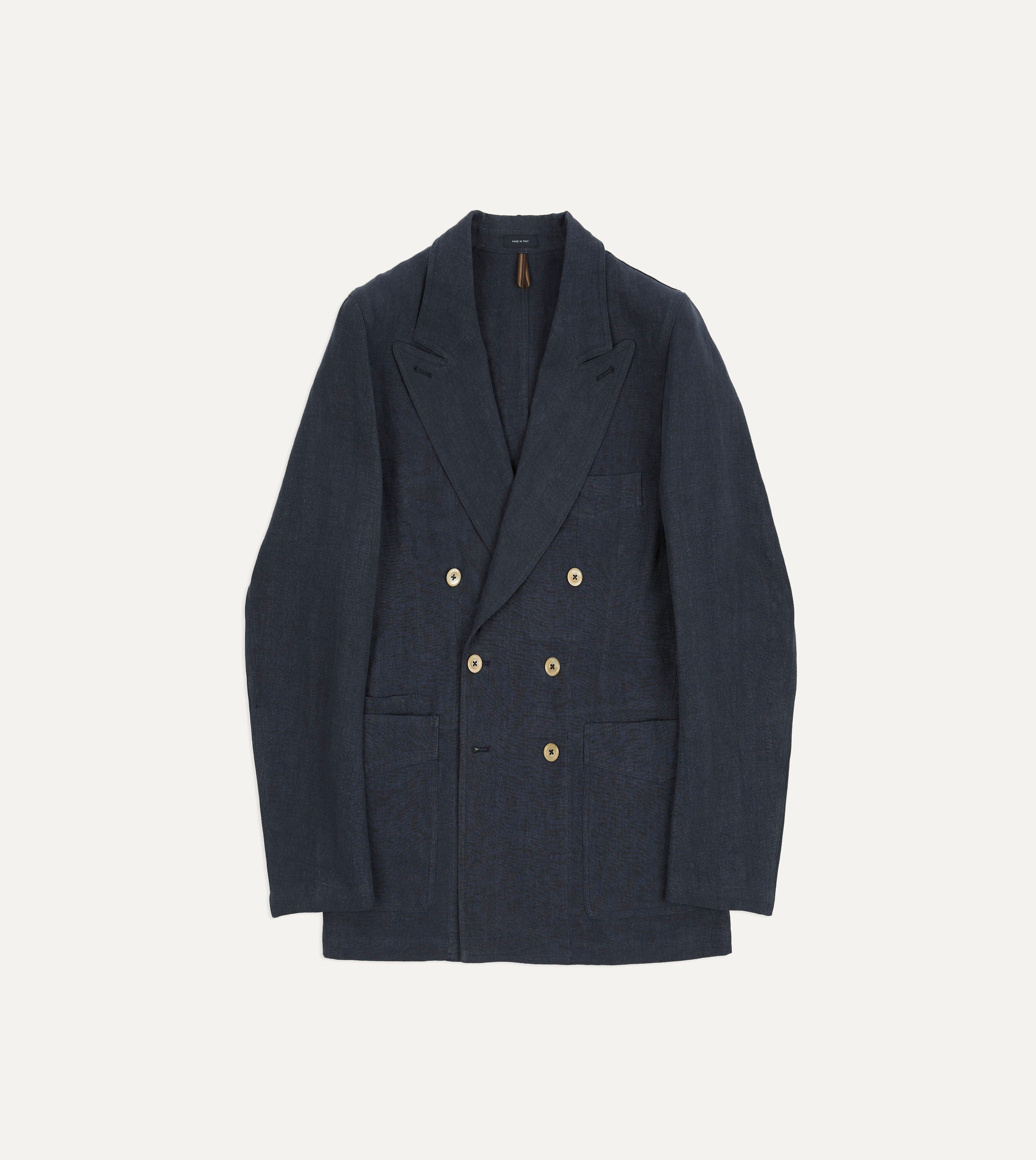 Navy Linen Games Blazer Mk. III – Drakes