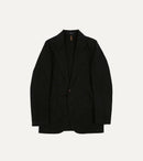 Drake's by A. Levine Black Cotton-Linen Games Blazer Mk. IV