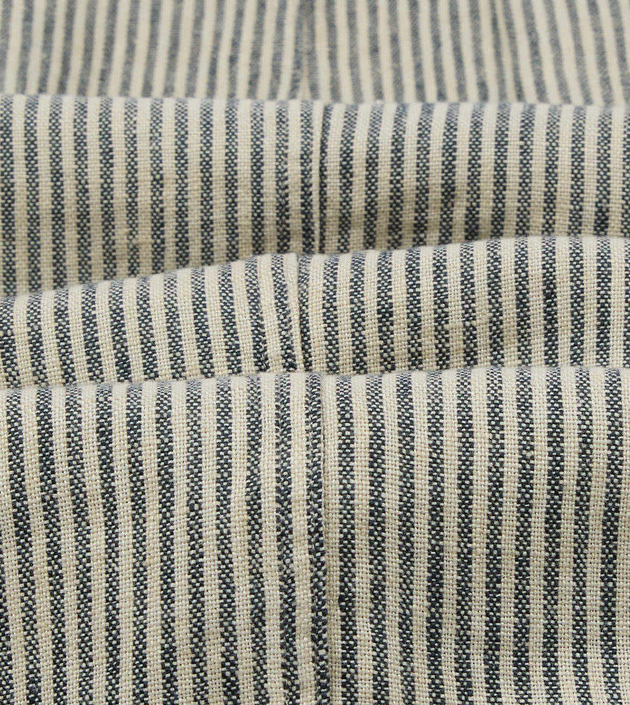 Navy and Ecru Stripe Oxford Linen Games Blazer Mk. IV