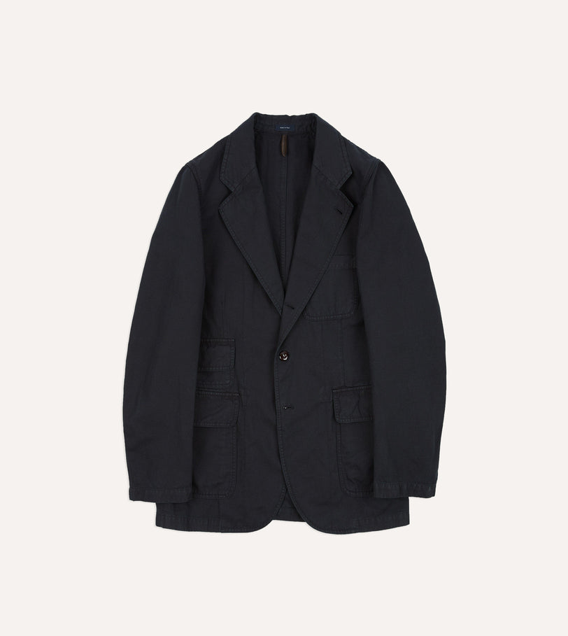 Navy Cotton-Linen Games Blazer Mk. IV
