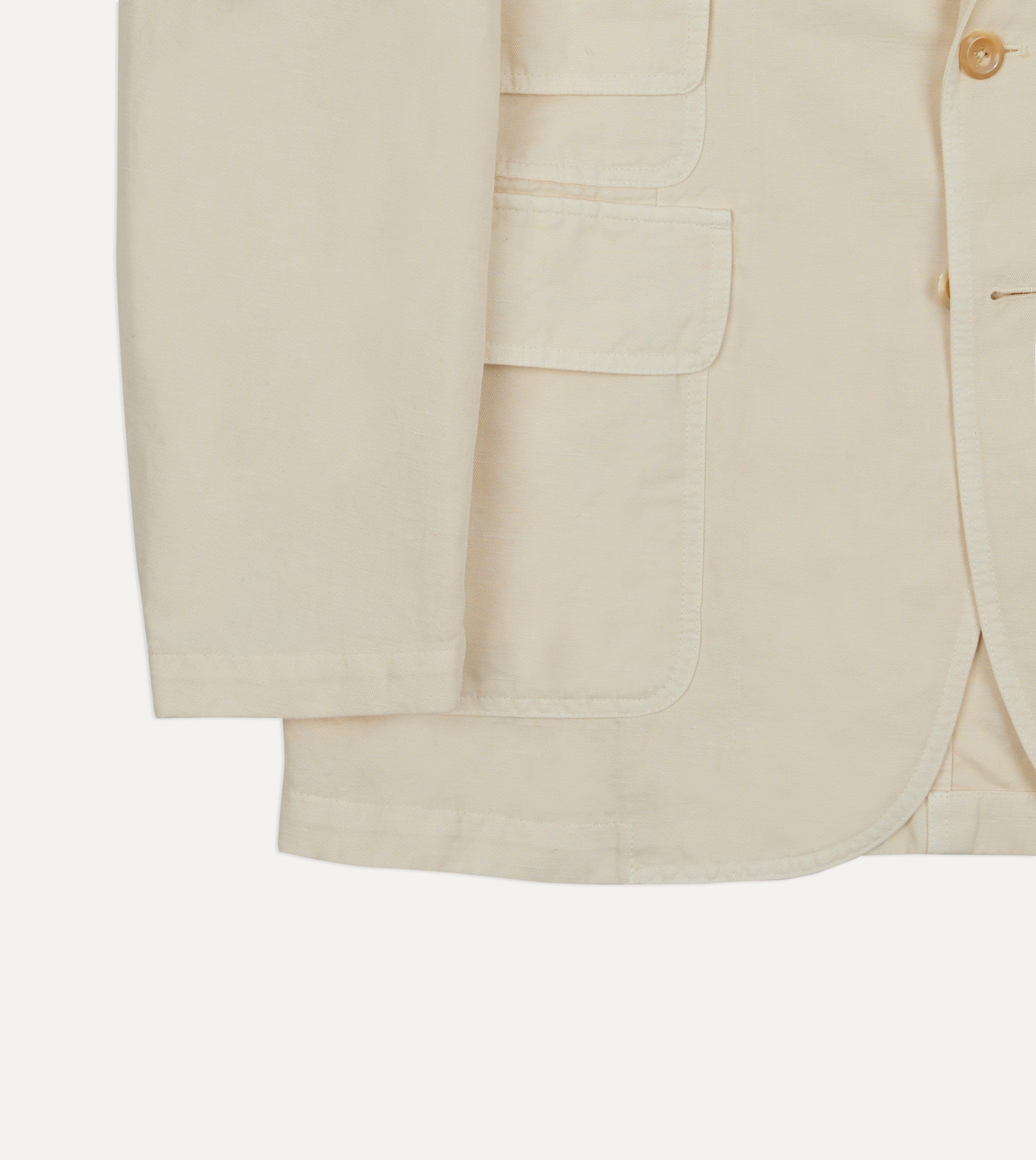 Ecru Cotton-Linen Games Blazer Mk. IV – Drakes