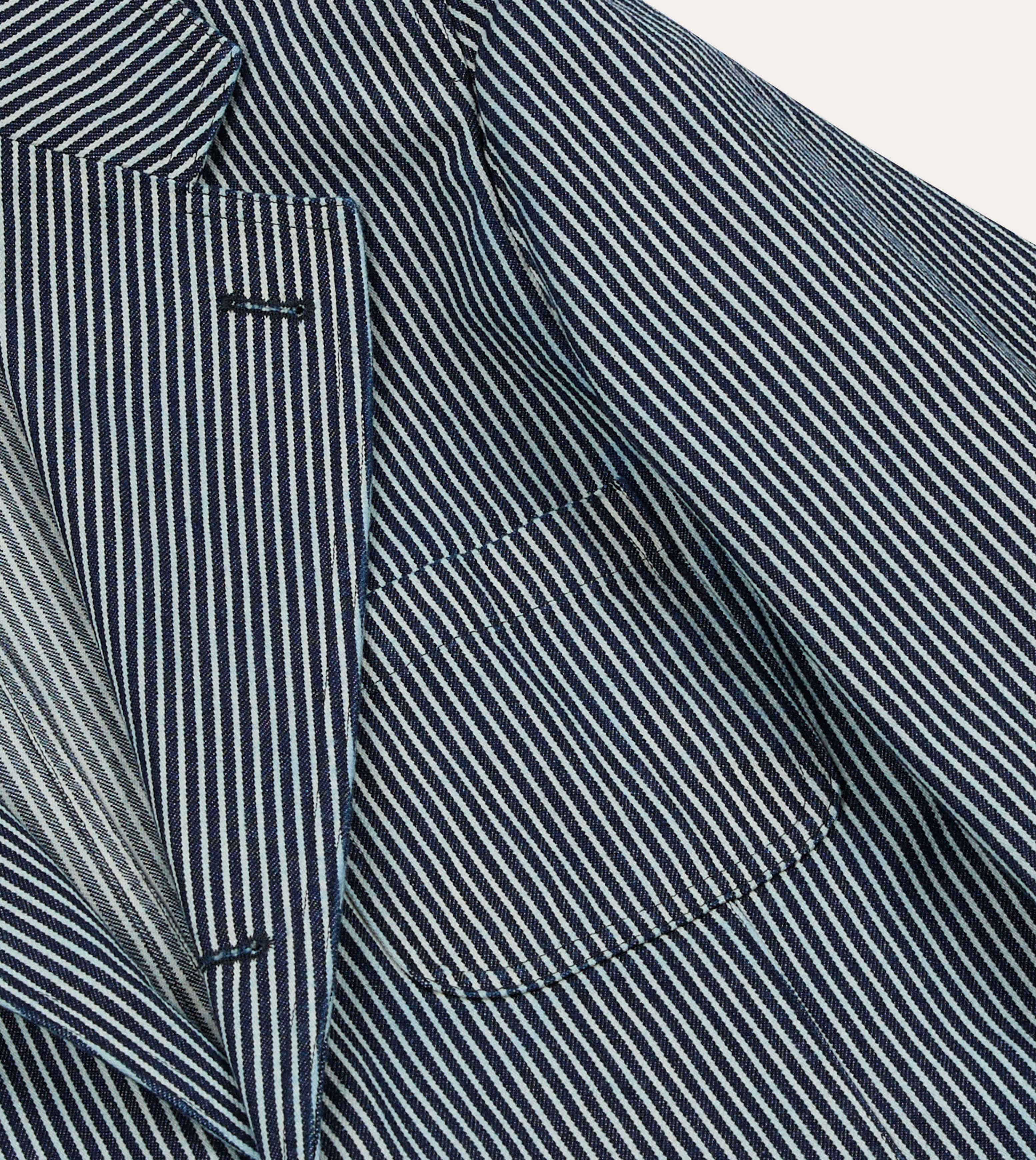 Indigo Hickory Stripe Games Blazer Mk. IV – Drakes