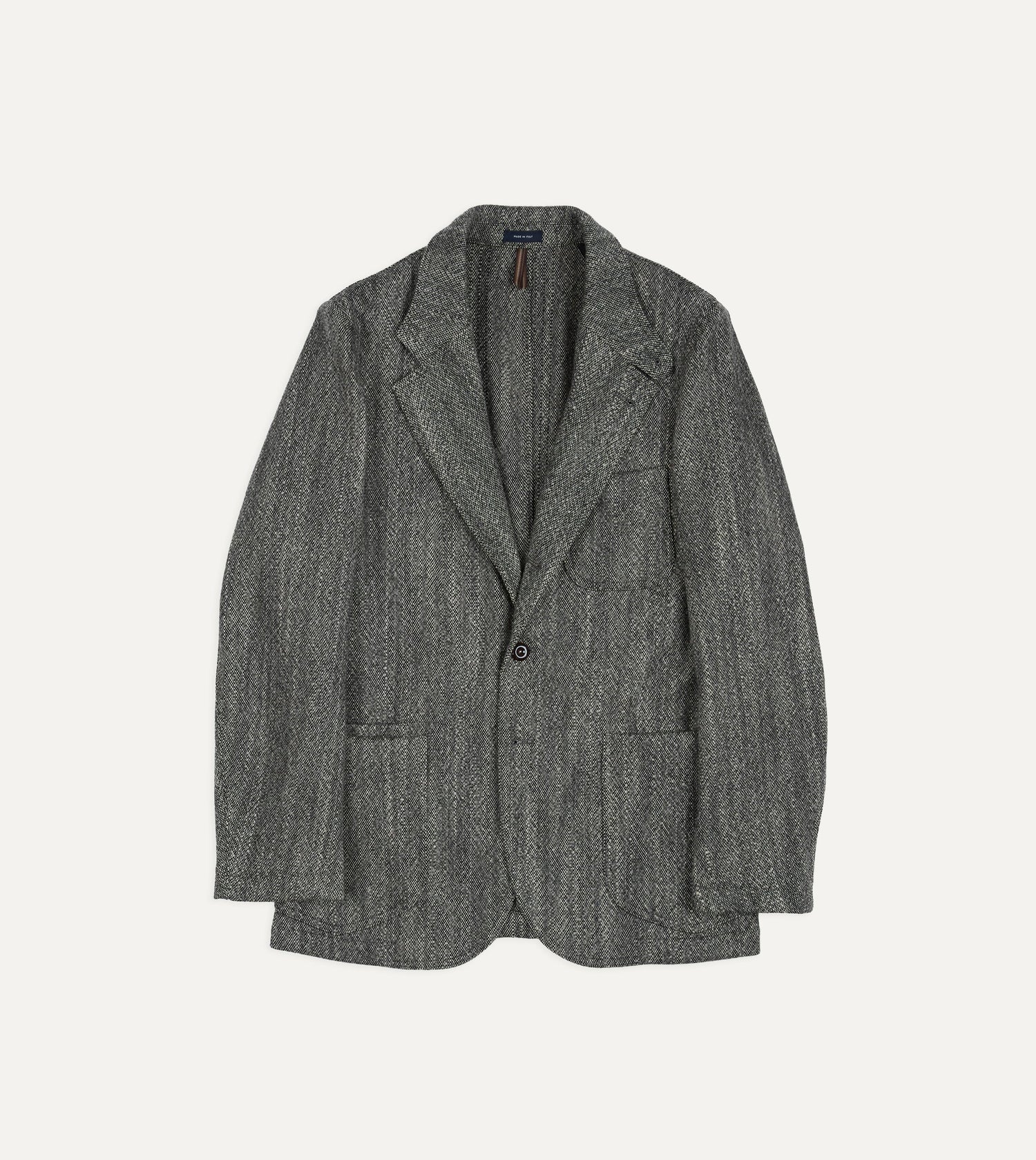 Grey Wool Tweed Field Games Blazer