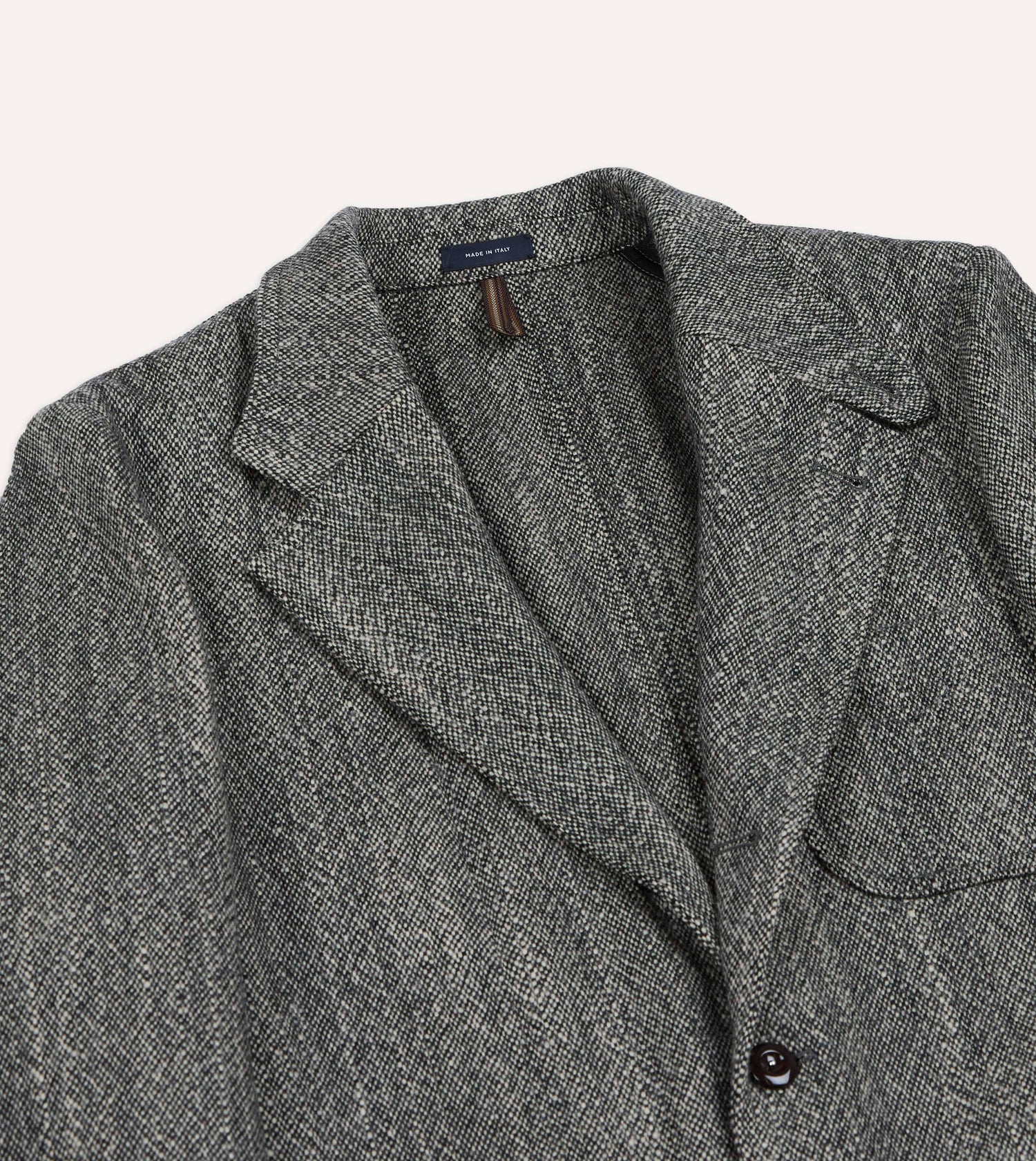 Grey Wool Tweed Field Games Blazer