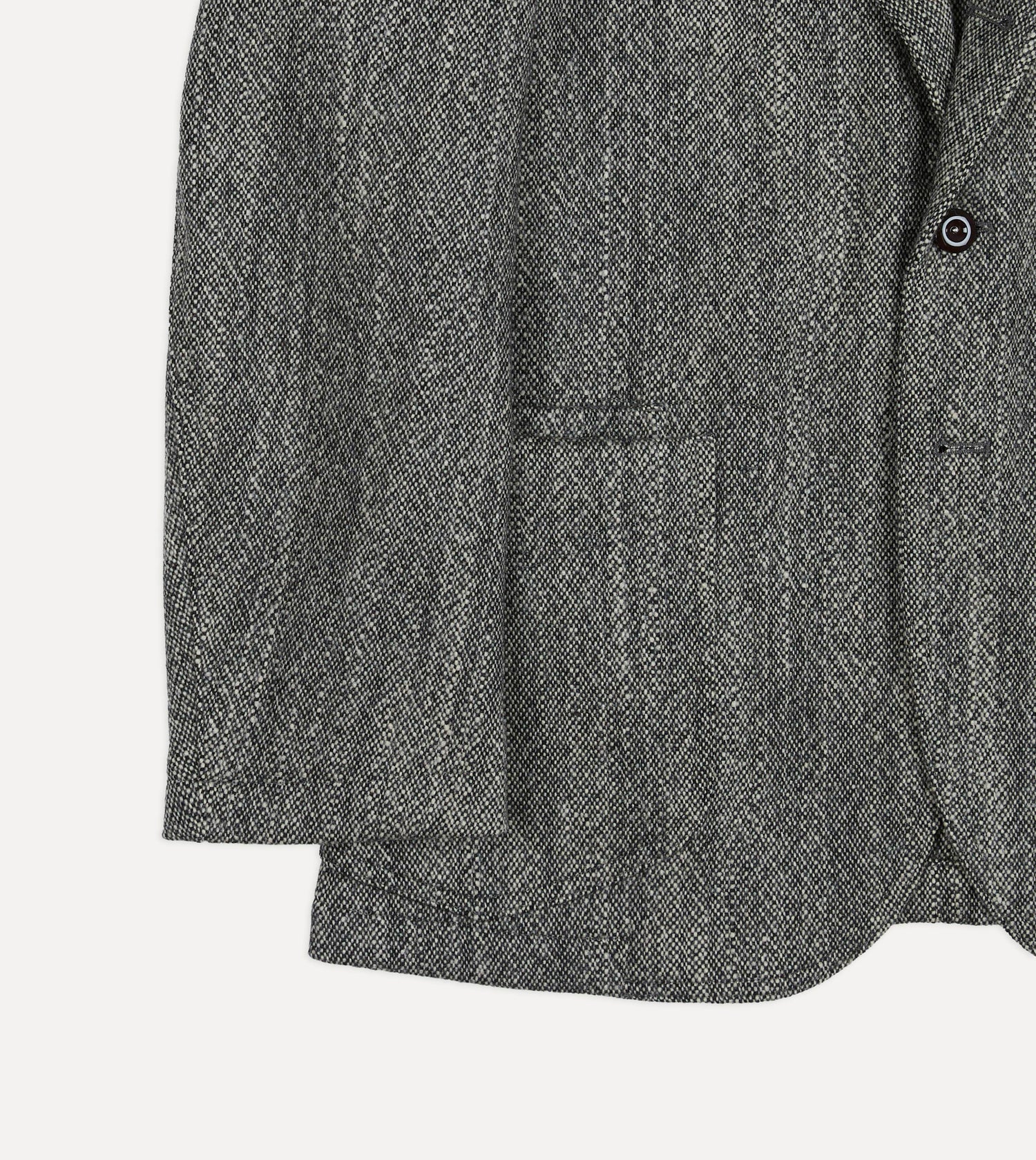 Grey Wool Tweed Field Games Blazer