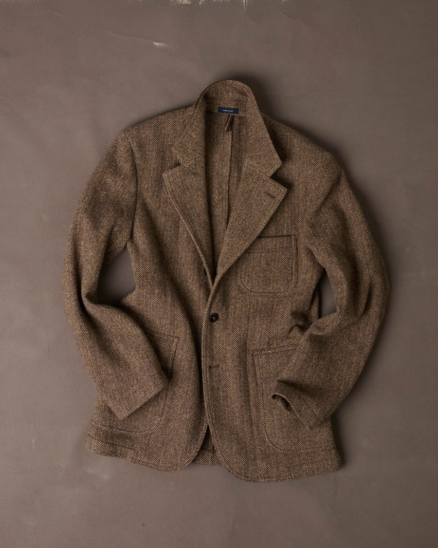 Brown Herringbone Tweed Games Blazer Mk. VII