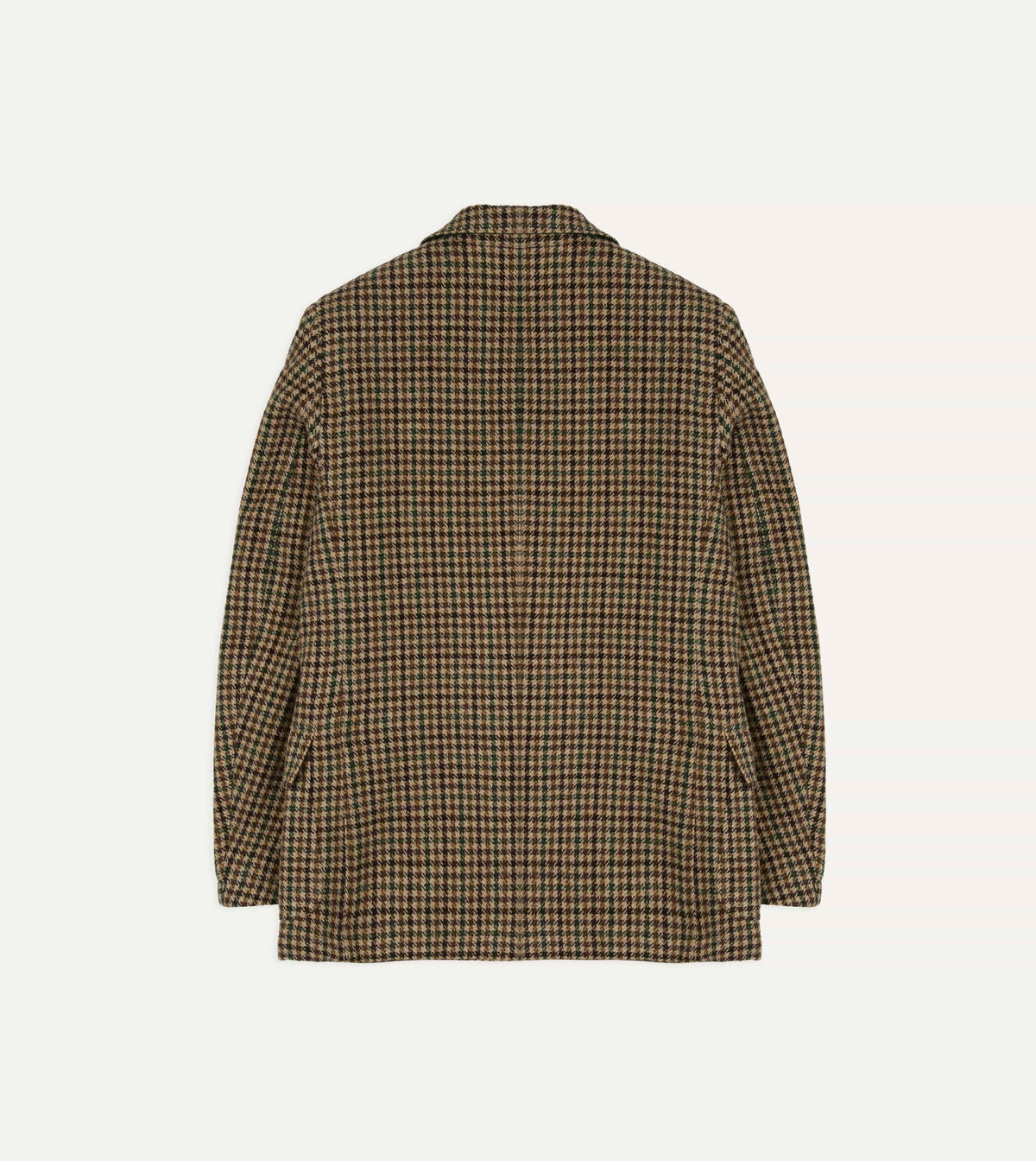 Brown and Green Houndstooth Check Tweed Games Blazer Mk. VII