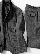 Grey Herringbone Harris Tweed Games Blazer Mk. VII