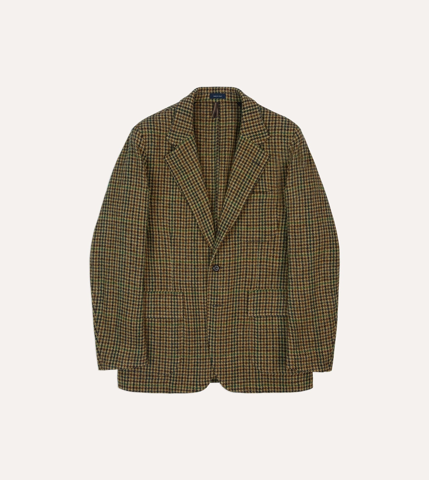 Brown and Green Check Tweed Games Blazer Mk. VII – Drakes