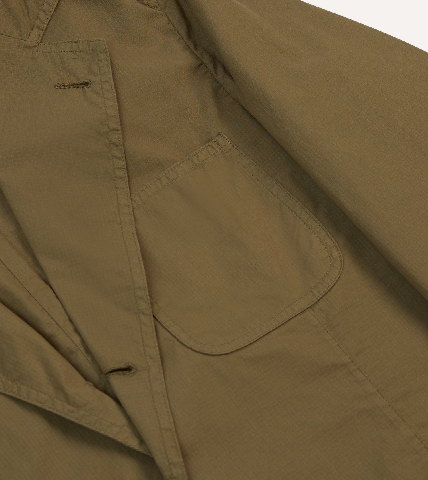 Olive Ripstop Cotton Games Blazer Mk. VIII – Drakes