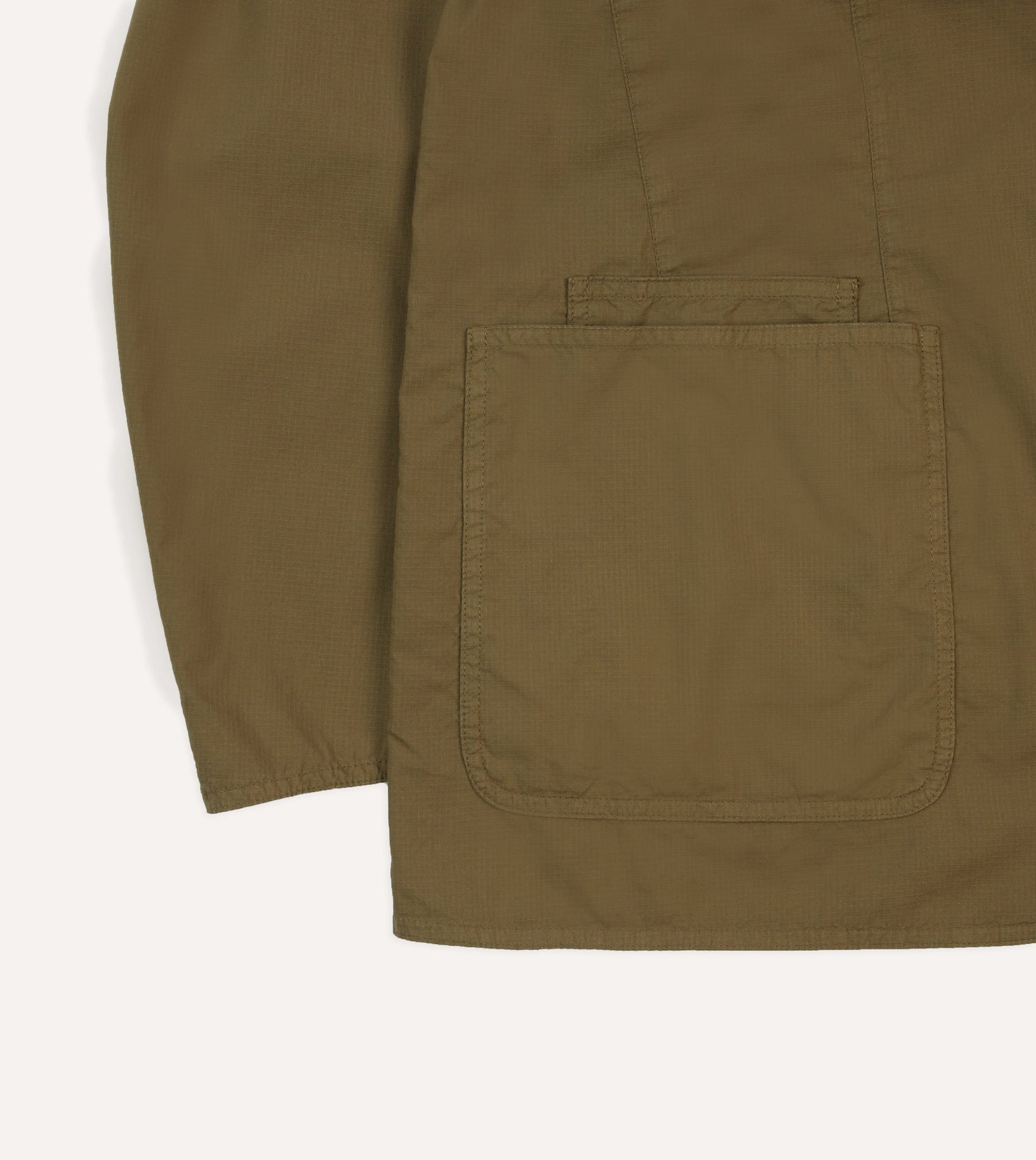 Olive Ripstop Cotton Games Blazer Mk. VIII – Drakes