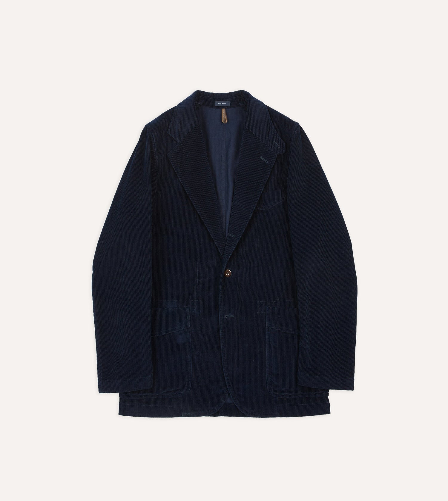 Navy Cotton Corduroy Field Games Blazer