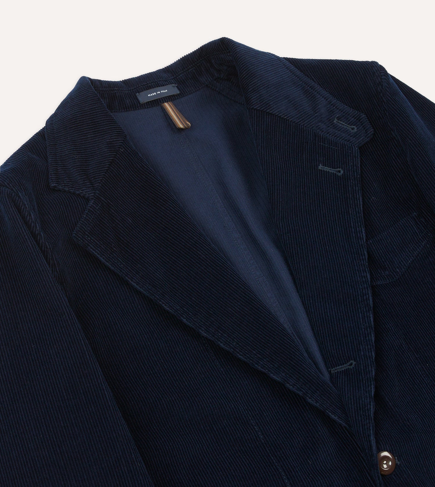 Navy Cotton Corduroy Field Games Blazer