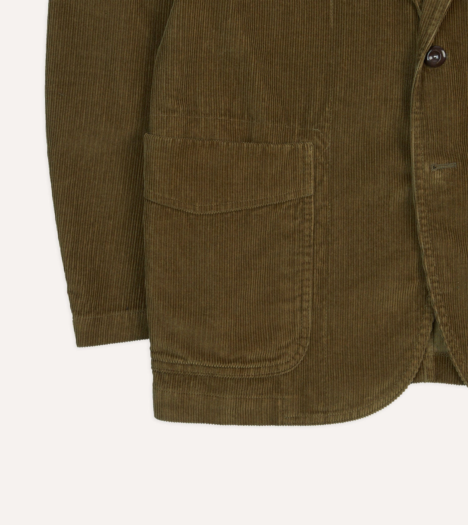Olive Cotton Corduroy Field Games Blazer