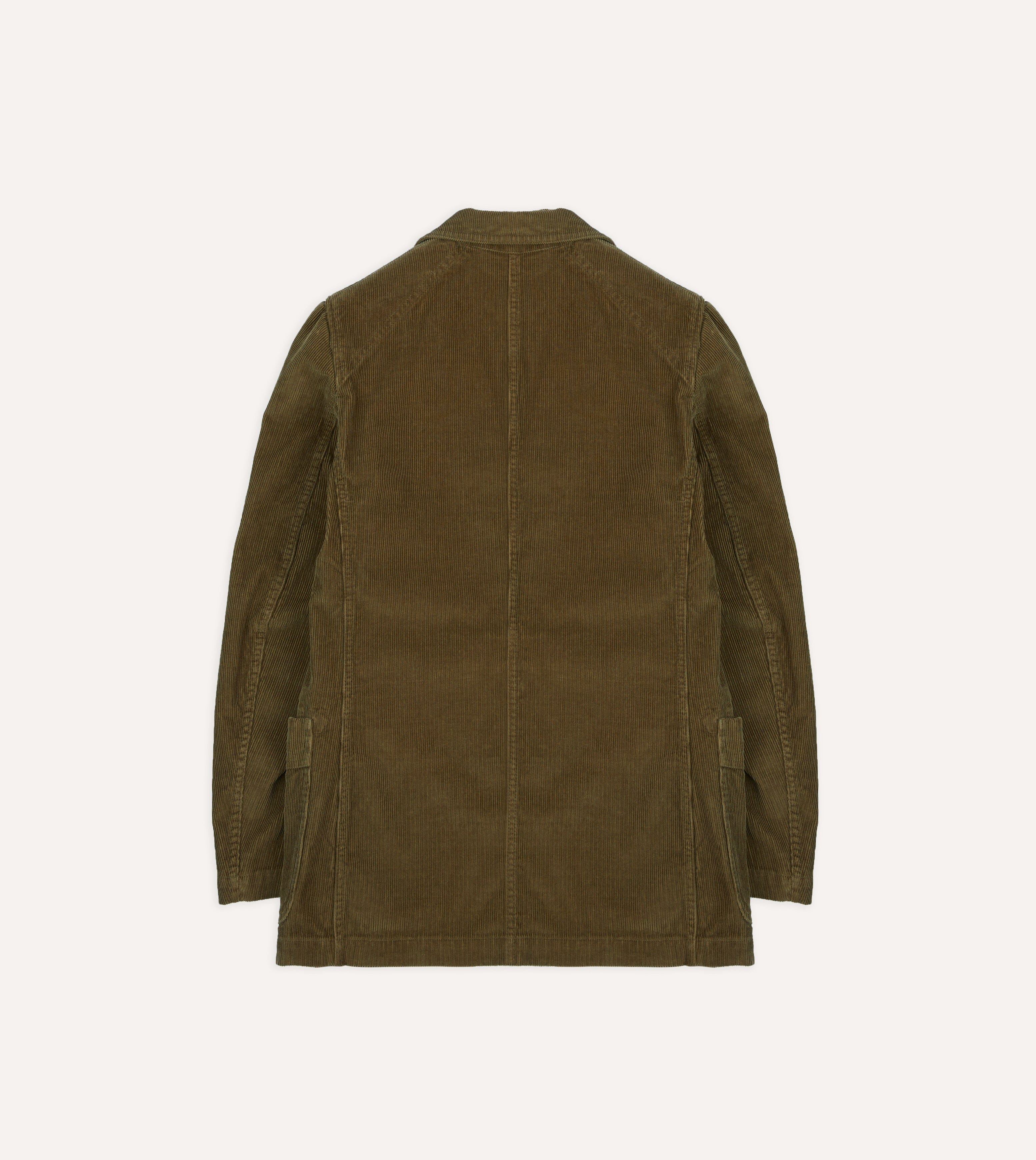 Olive Cotton Corduroy Field Games Blazer