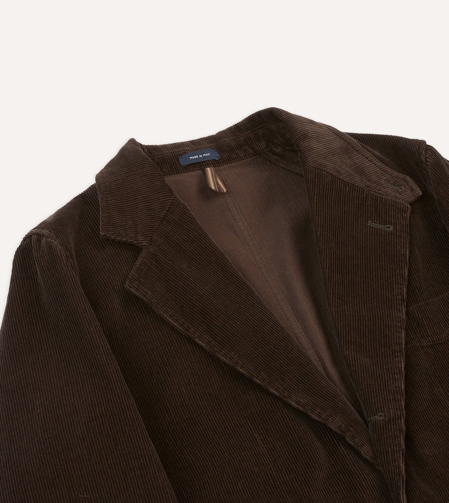 Brown Cotton Corduroy Field Games Blazer