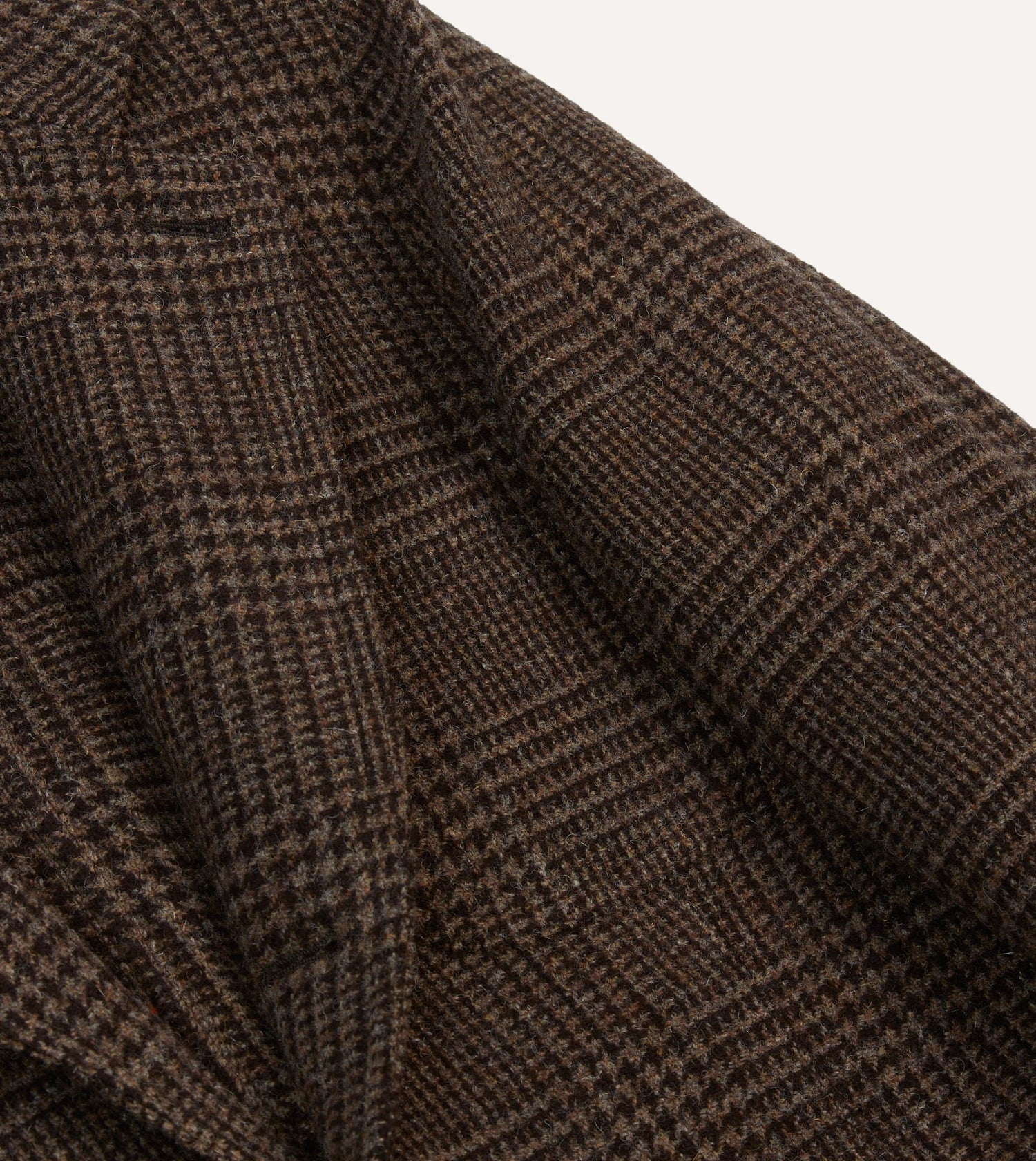 Dark Brown Prince of Wales Check Tweed Games Blazer Mk. VII