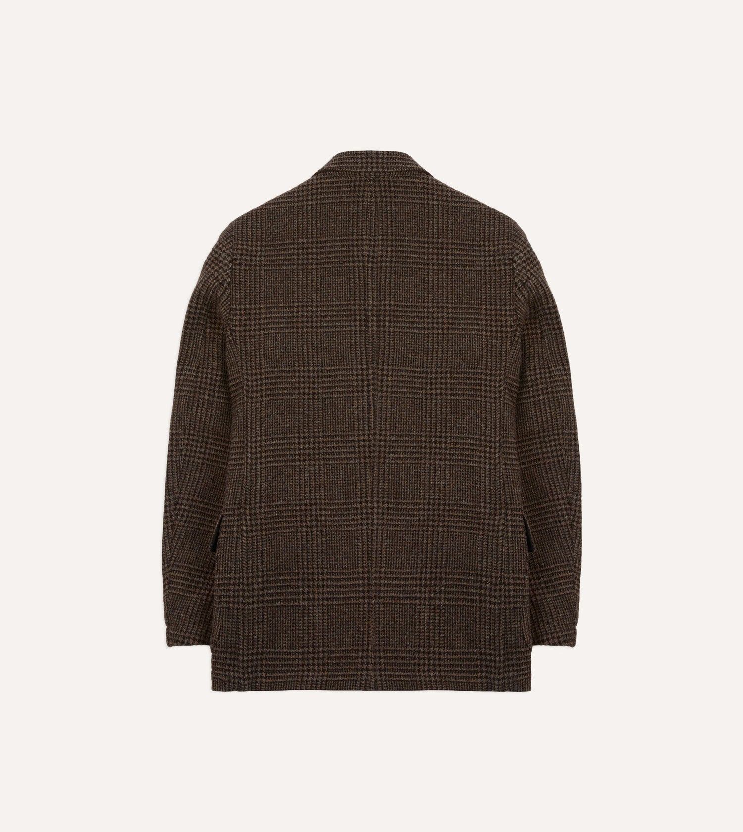 Dark Brown Prince of Wales Check Tweed Games Blazer Mk. VII