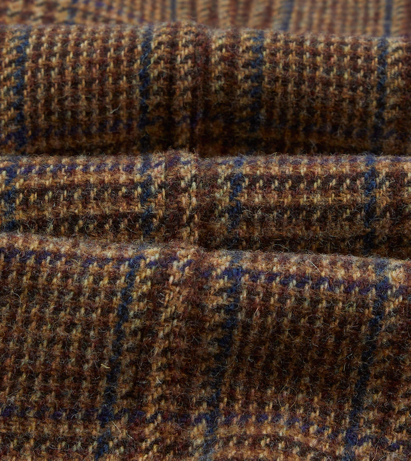 Brown Prince of Wales Check Tweed Games Blazer Mk. VII