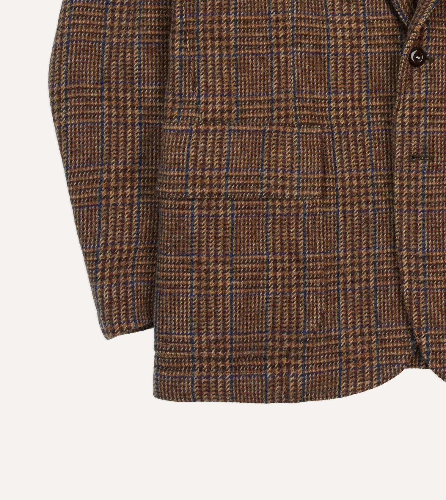Brown Prince of Wales Check Tweed Games Blazer Mk. VII